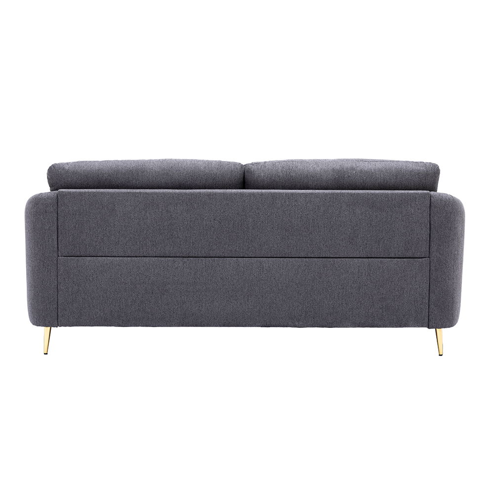Yuina - Sofa - Gray Linen, dark gray, view 3