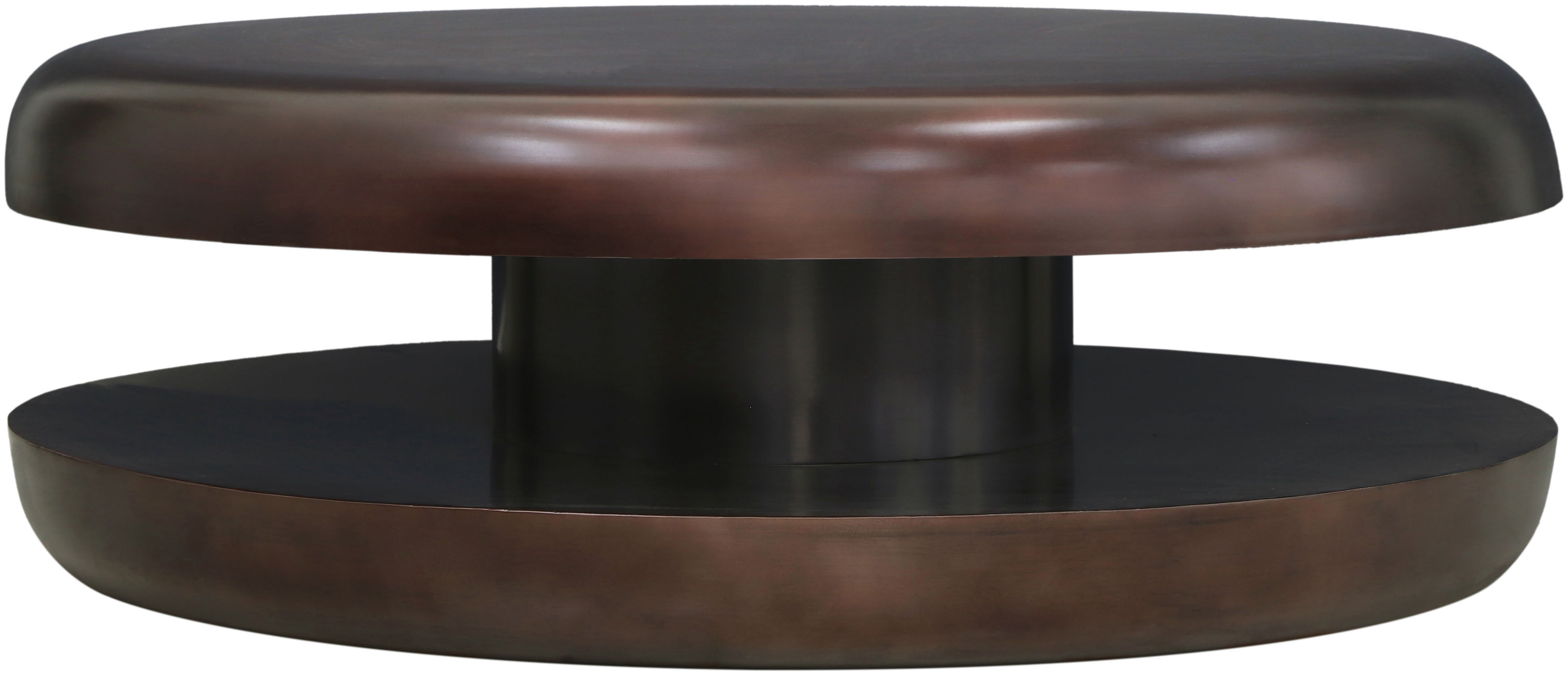 Jamison - Iron Coffee Table - Brown