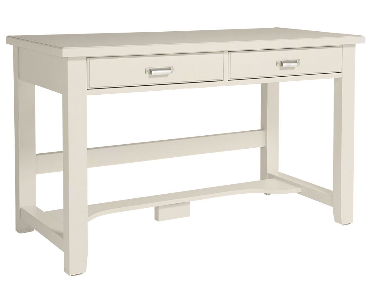 Vaughan-Bassett Bungalow - Laptop Desk - Lattice (Soft White)