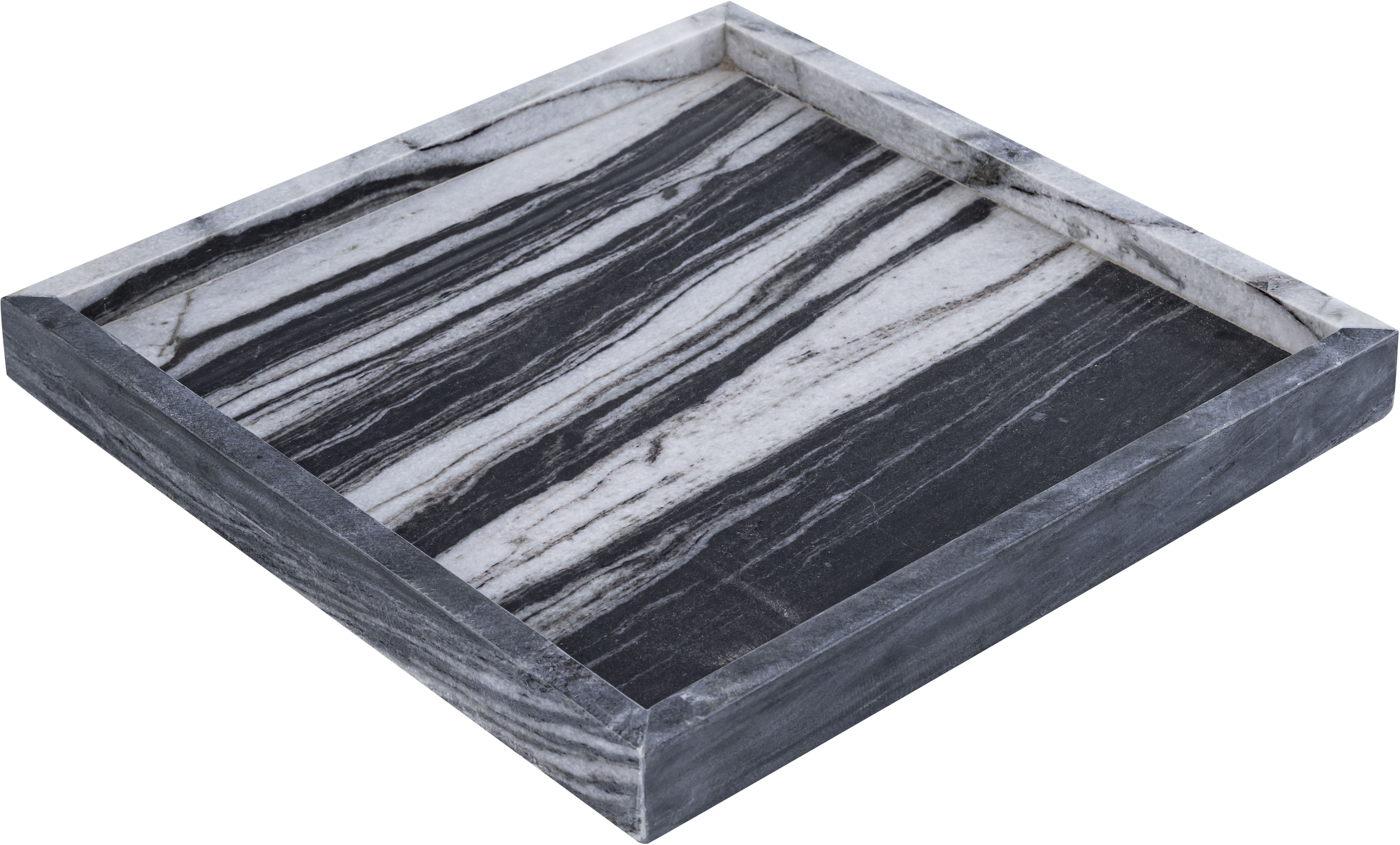 Barletta - Marble Square Tray - Panda