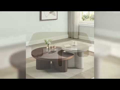 Yoab - Coffee Table - Smoked Oak, light brown, view 6