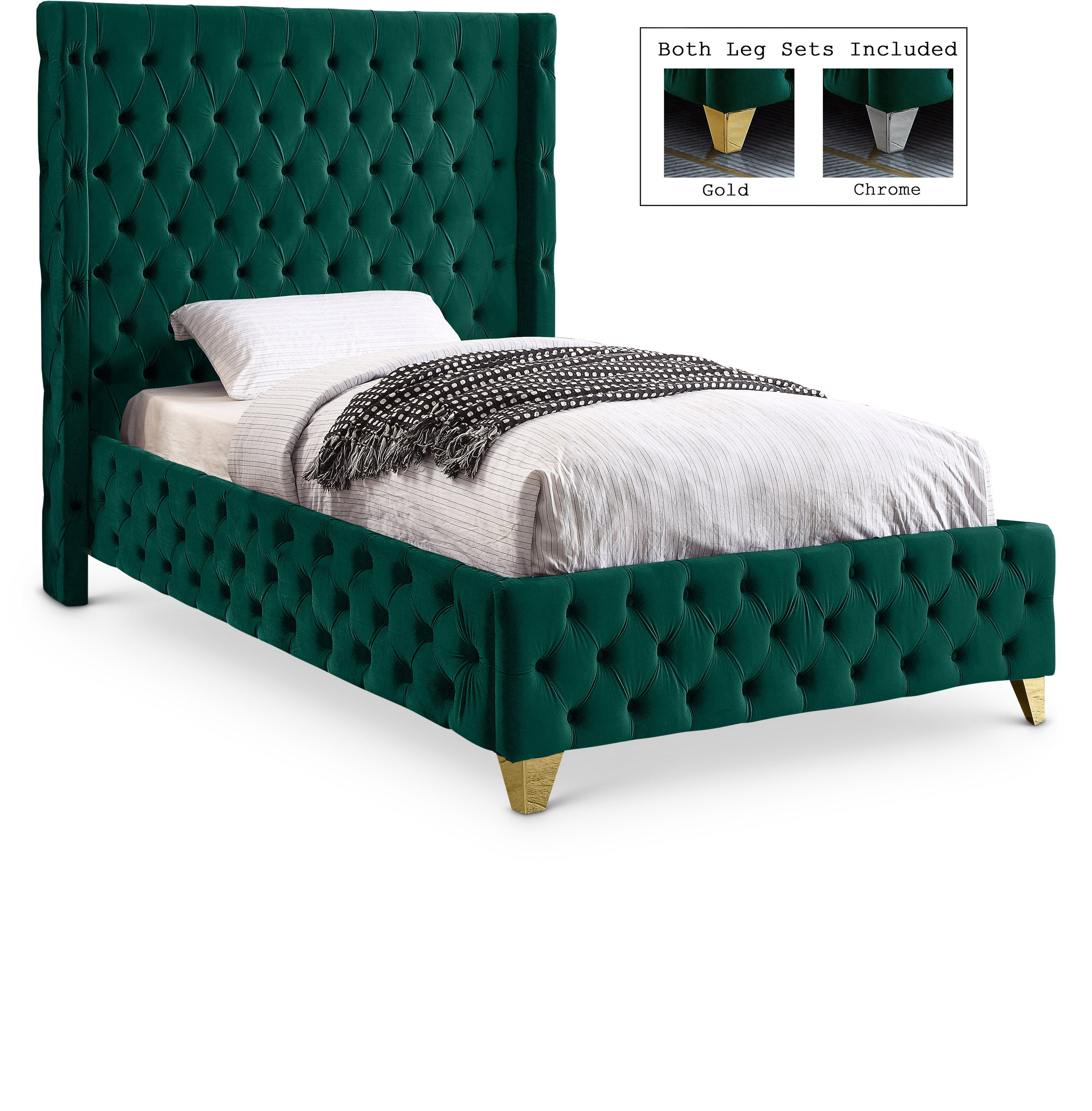Savan - Twin Bed - Green