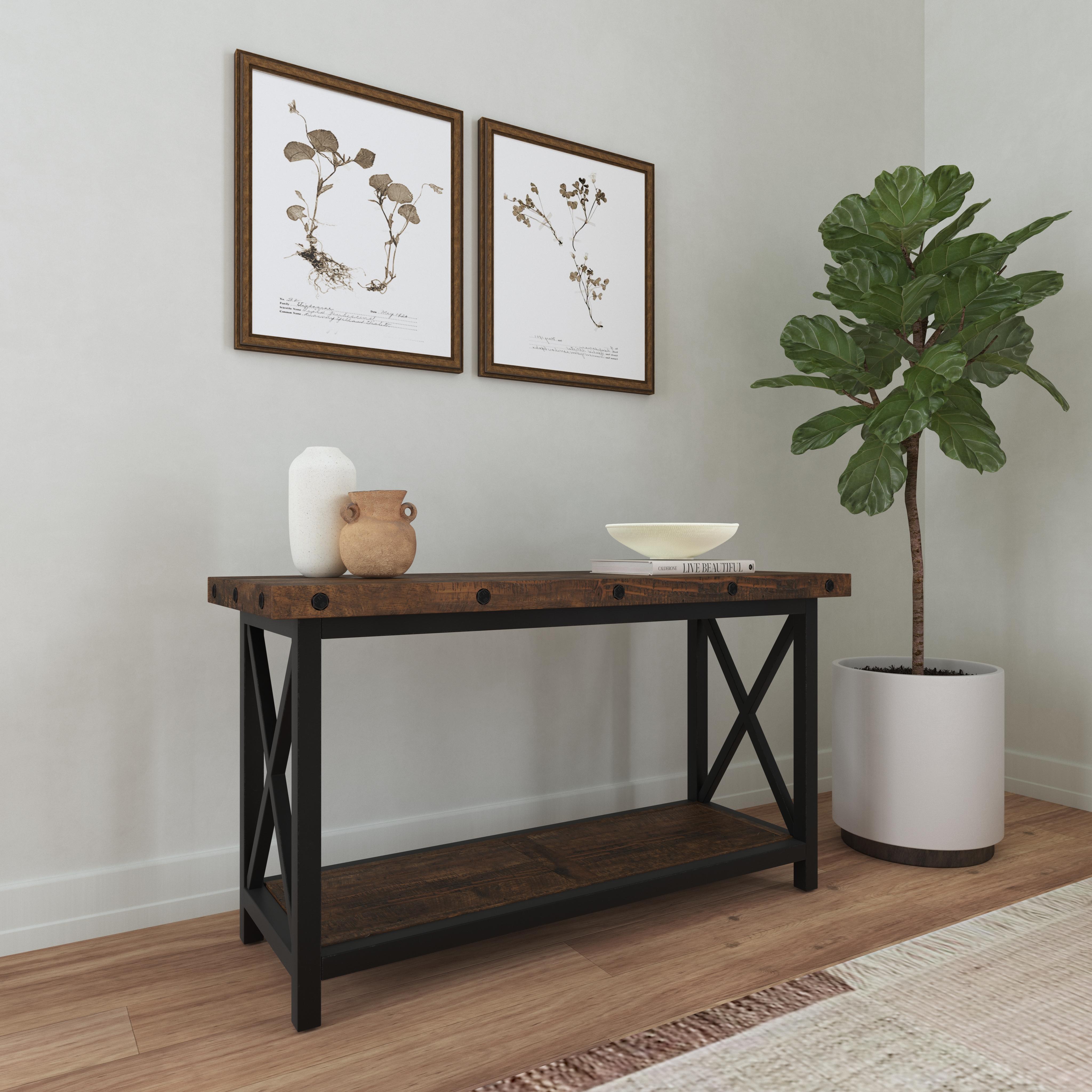 Carpenter - Sofa Table - Dark Brown, dark brown, view 3