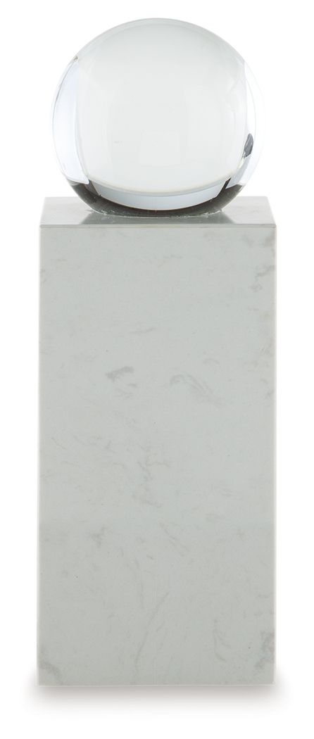 Sellner - 12" Sculpture - Clear / White