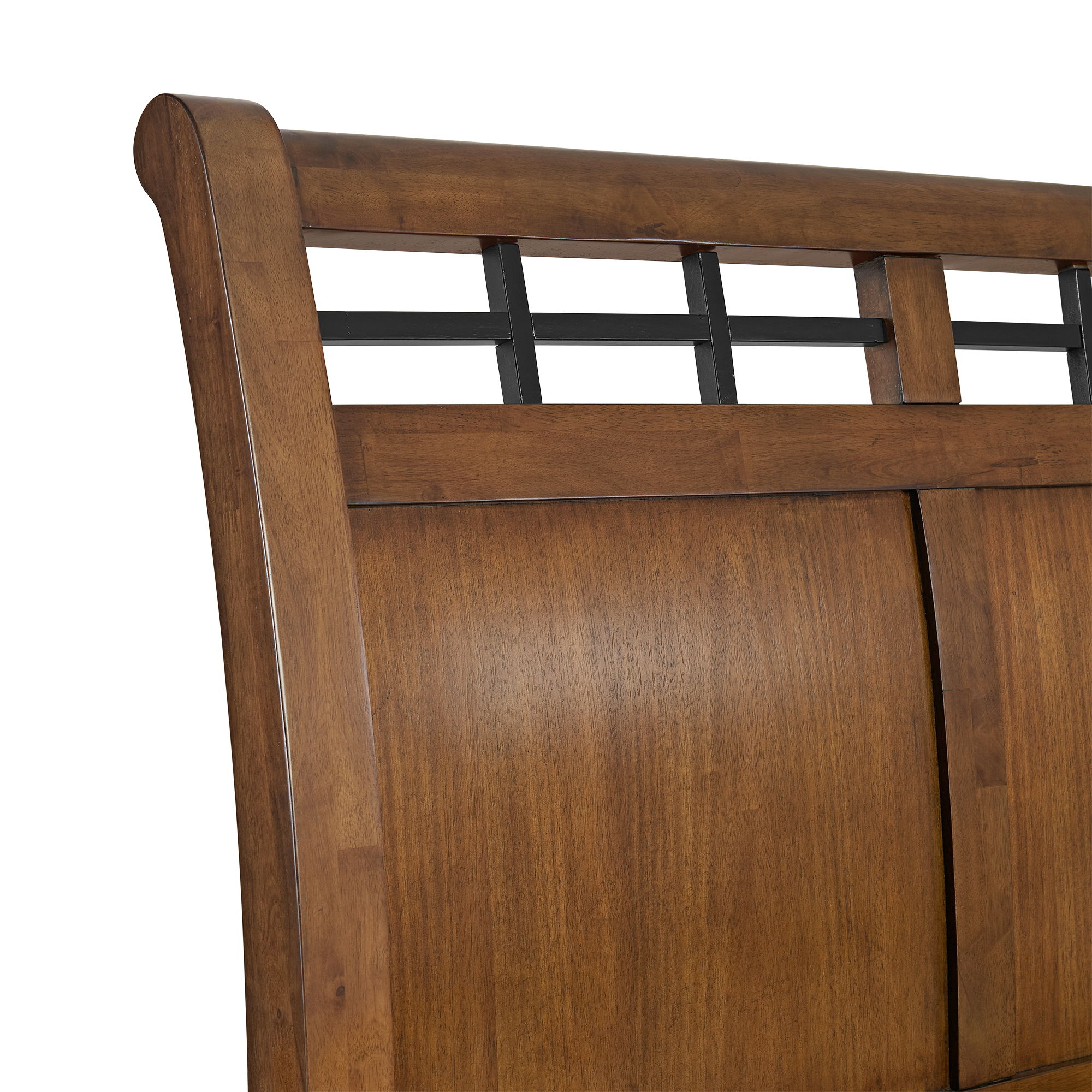 Gage - King Sleigh Storage Bed - Chestnut