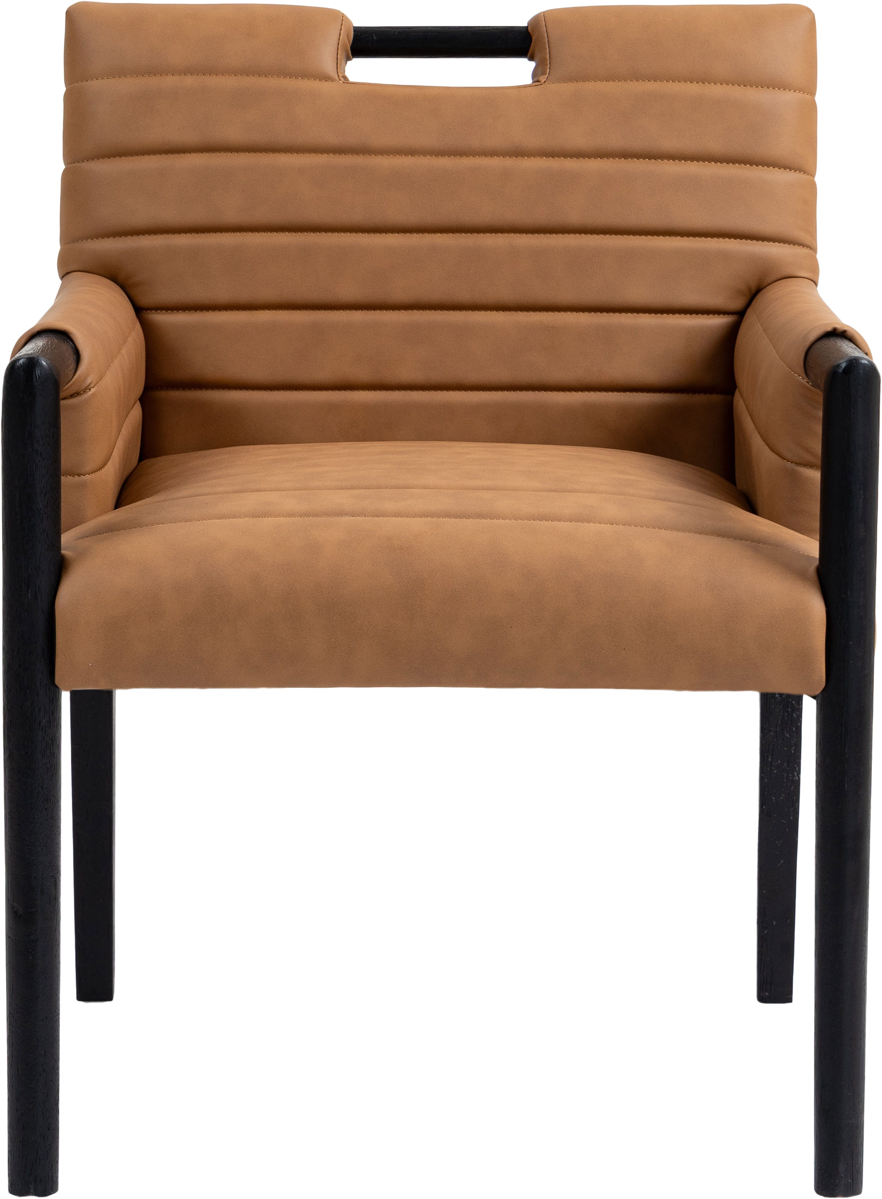 Aimee - Dining Arm Chair - Cognac