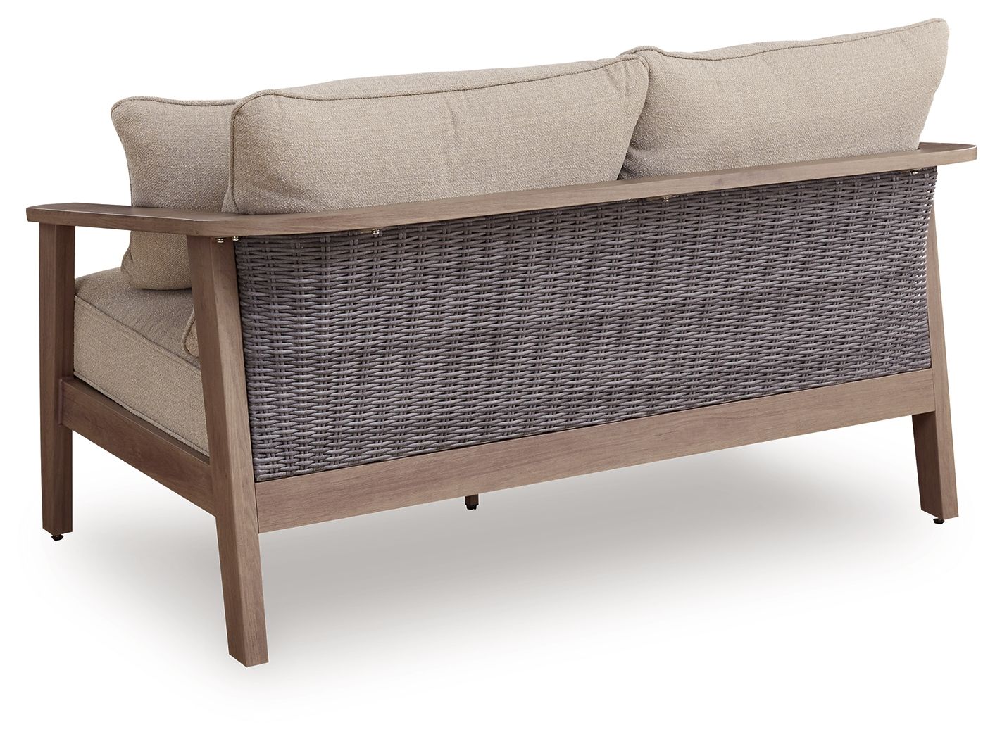 Ashley Furniture Harmony Headlands - Loveseat With Cushion - Natural / Gray - Image 4