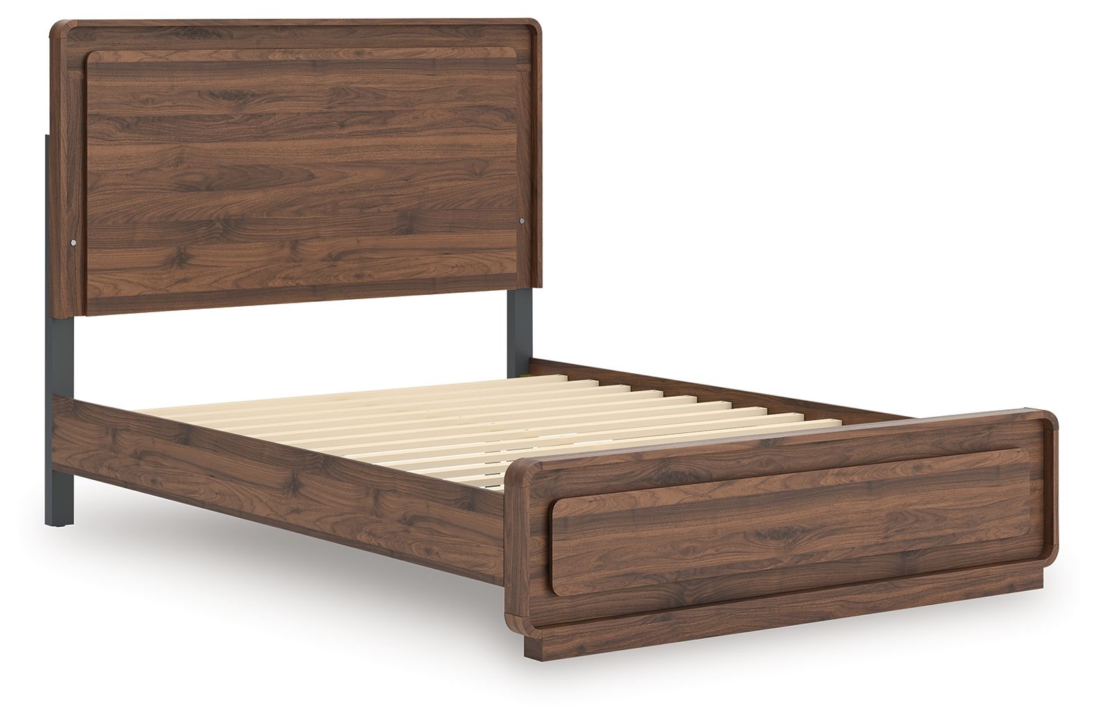 Ashley Furniture Fortlorn - Queen Panel Bed - Walnut Brown - Image 5