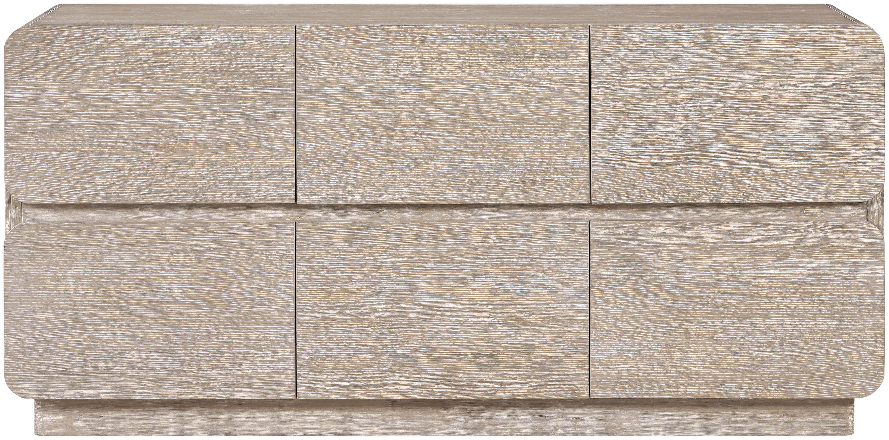 Adagio - Solid Wood And Oak Veneer Dresser - Natural
