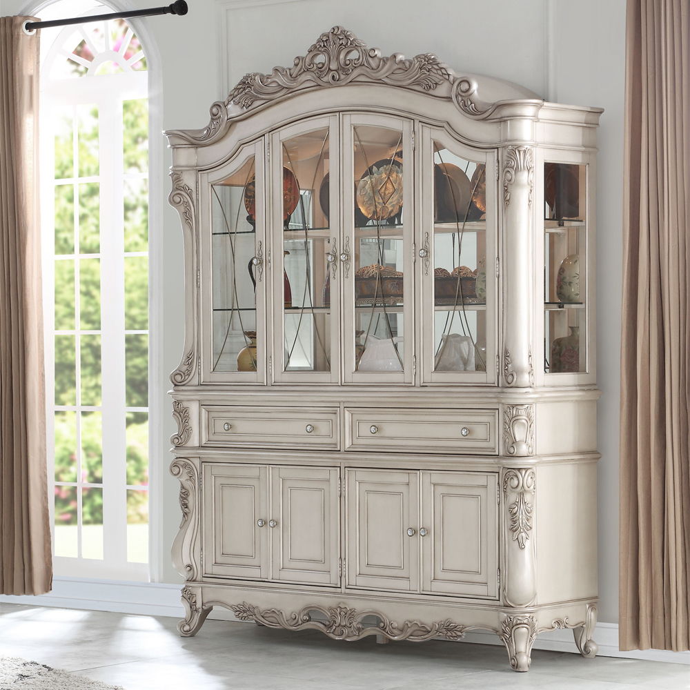 Gorsedd - Buffet & Hutch - Golden Ivory, beige
