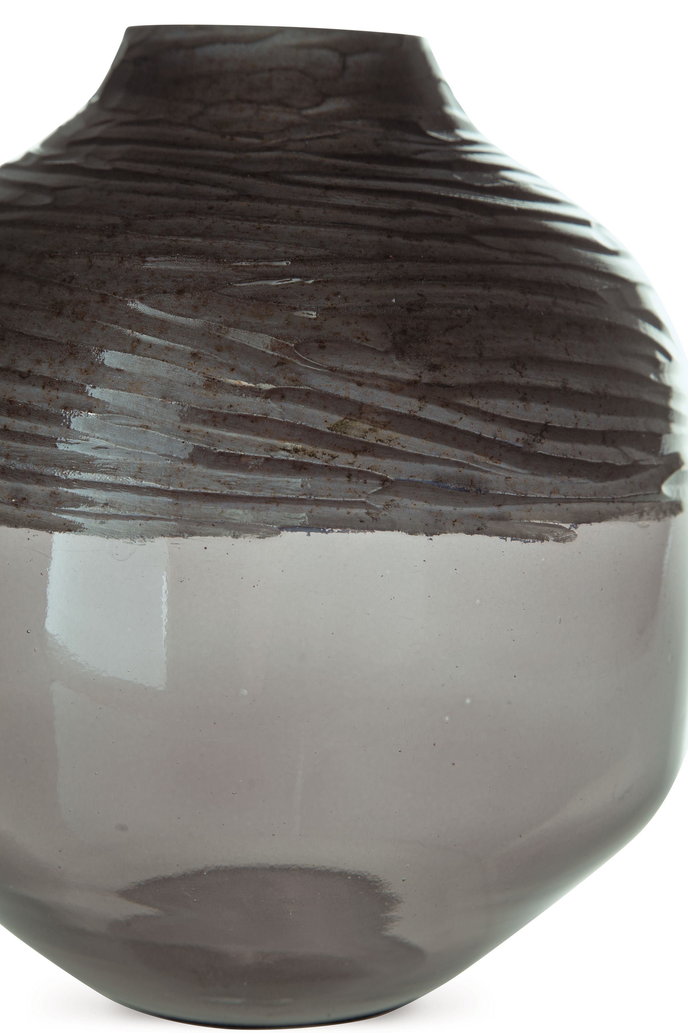 Harpwick - Vase - 11.5" - Iridescent Gray