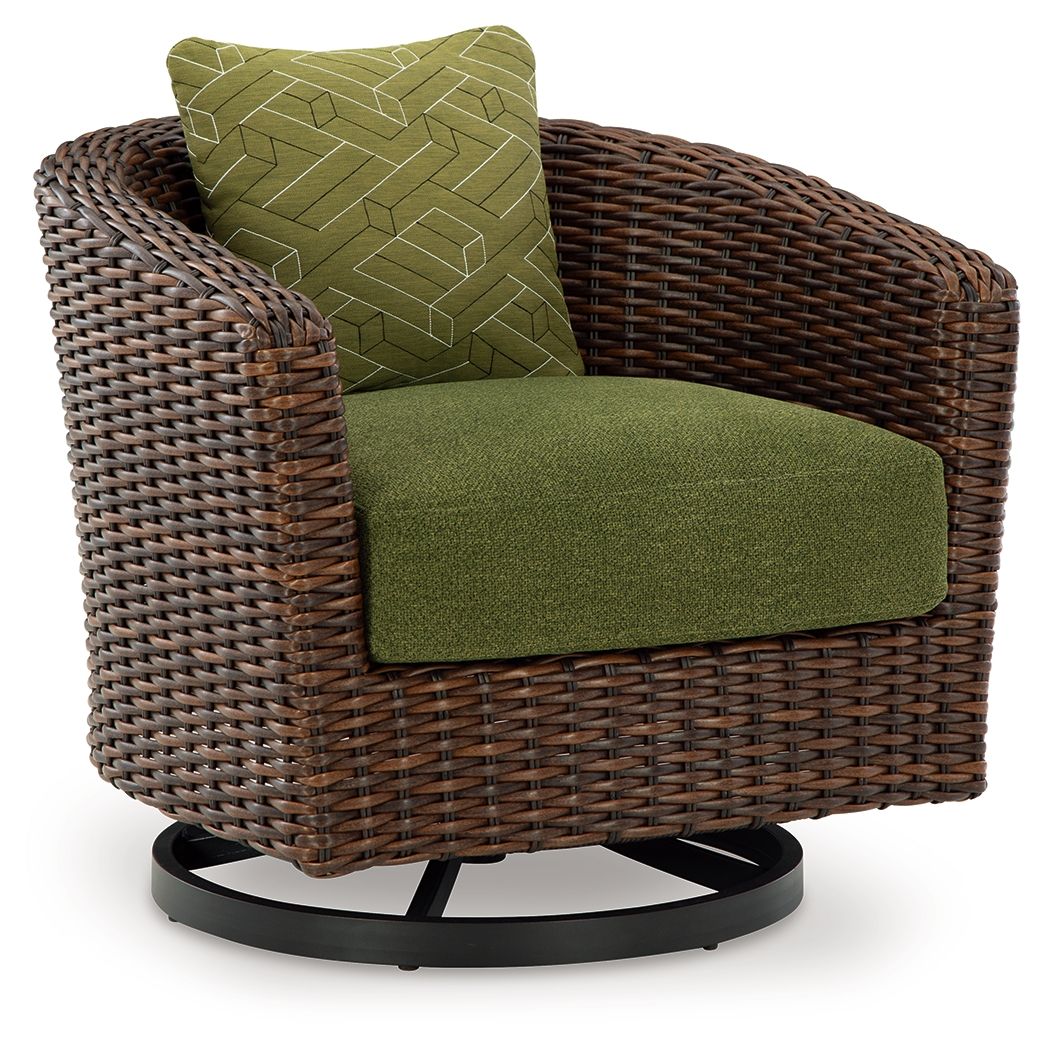 Horizon Hall - 6 Pc. - Lounge Set With Sofa - Brown / Green
