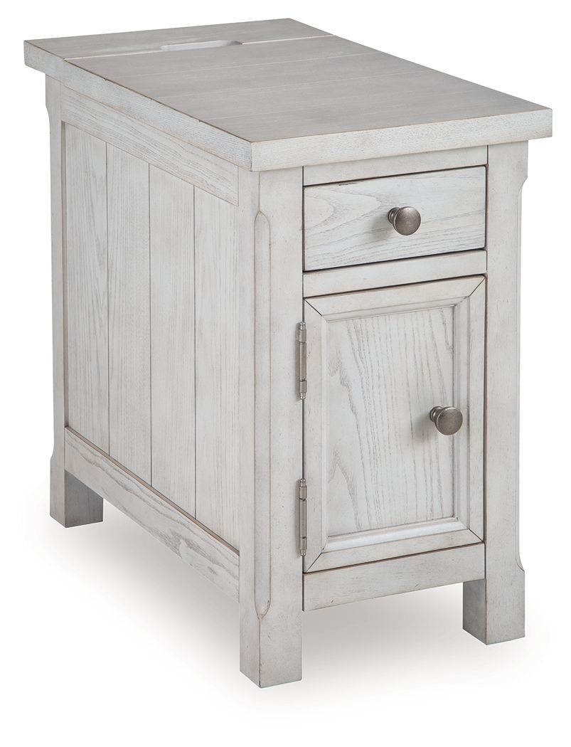 Robbinsdale - Chair Side End Table - Antique White