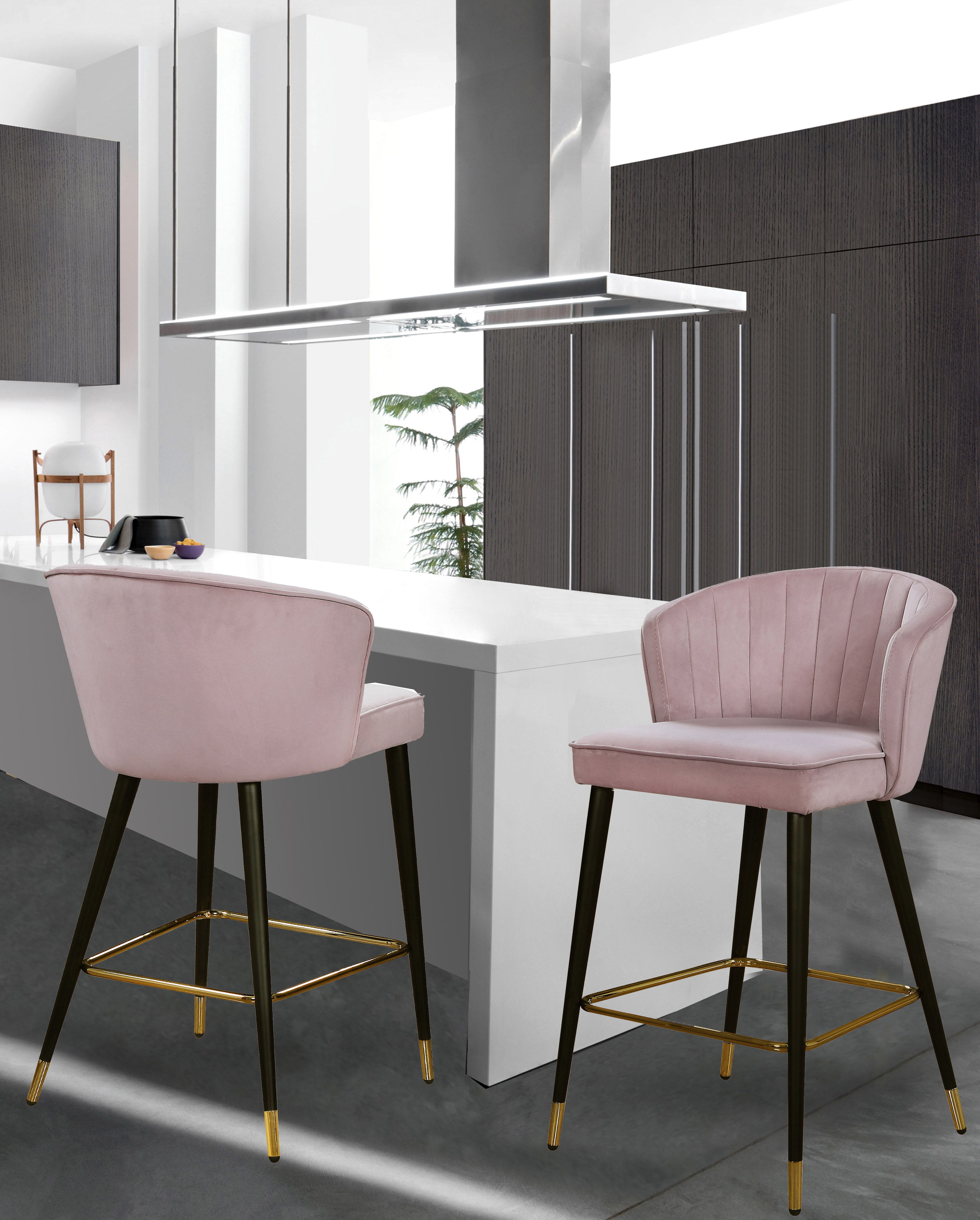 Cassie - Stool (Set of 2) - Pink