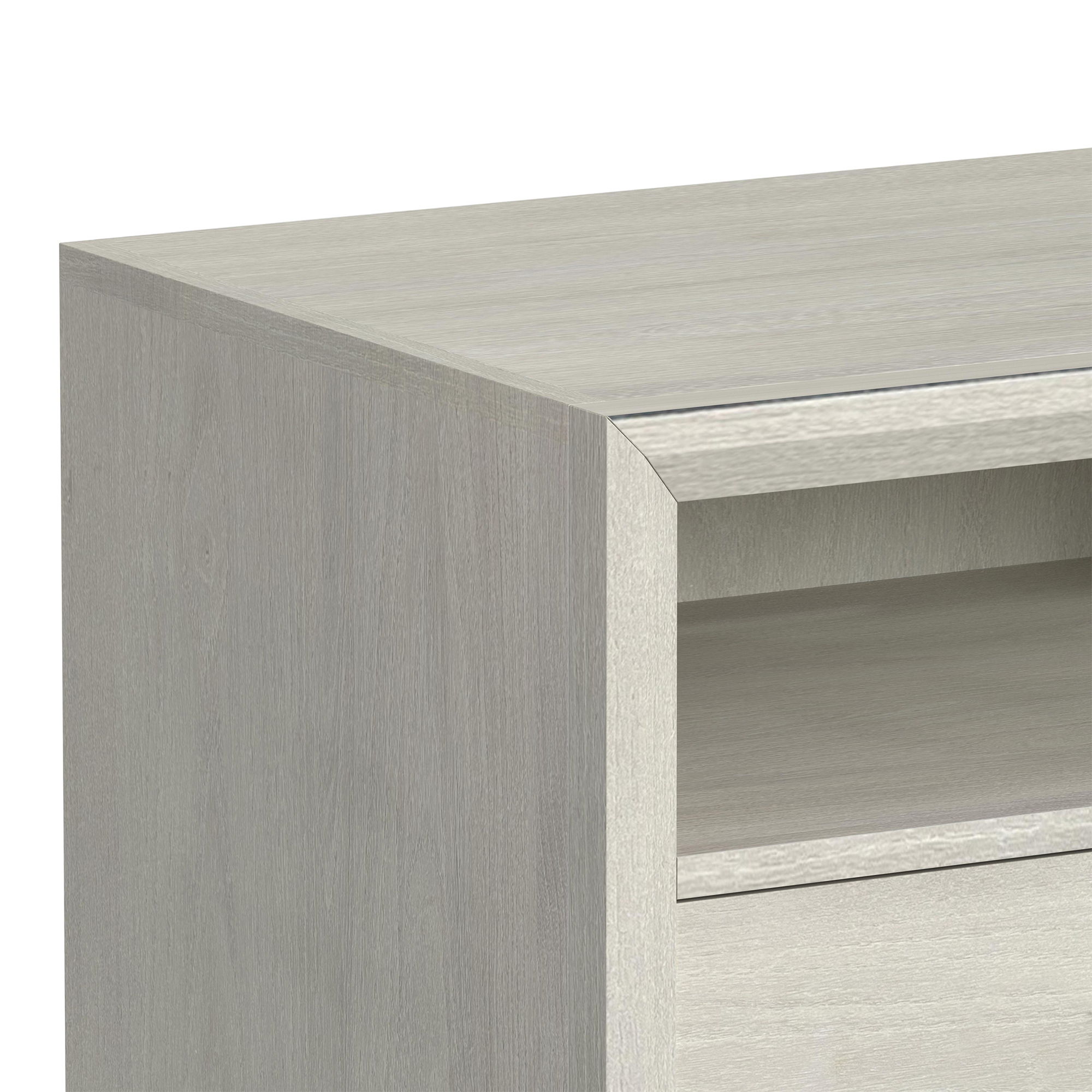 Westland - 71" TV Console With Fireplace Insert - Almond