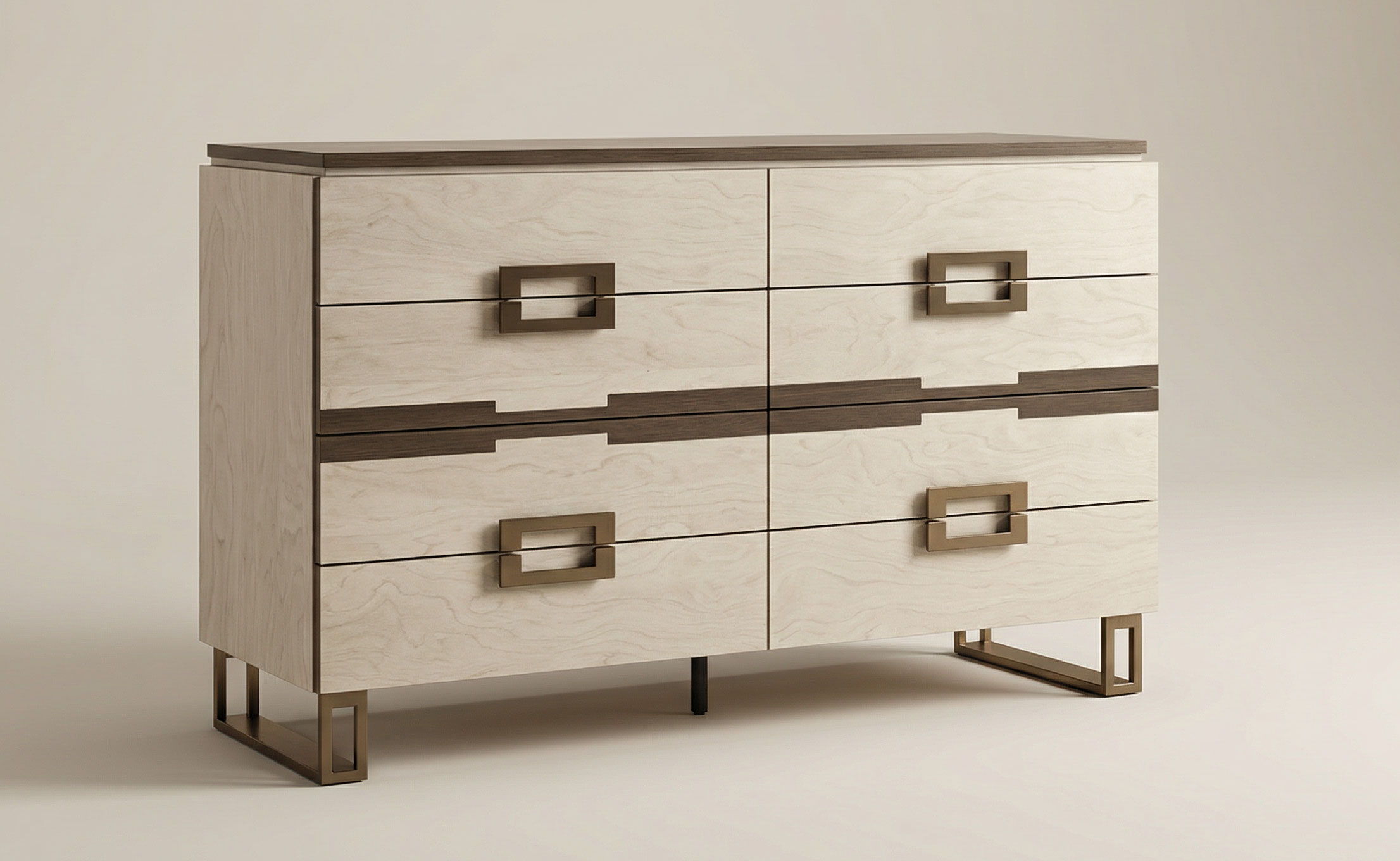 Poesia - Double Dresser - Light Beige