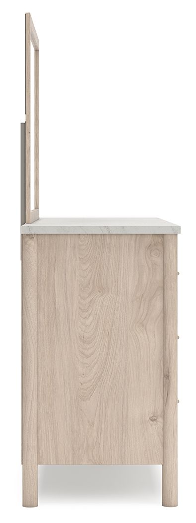 Ashley Furniture Cadmori - Dresser And Mirror - Two-Tone - Image 9