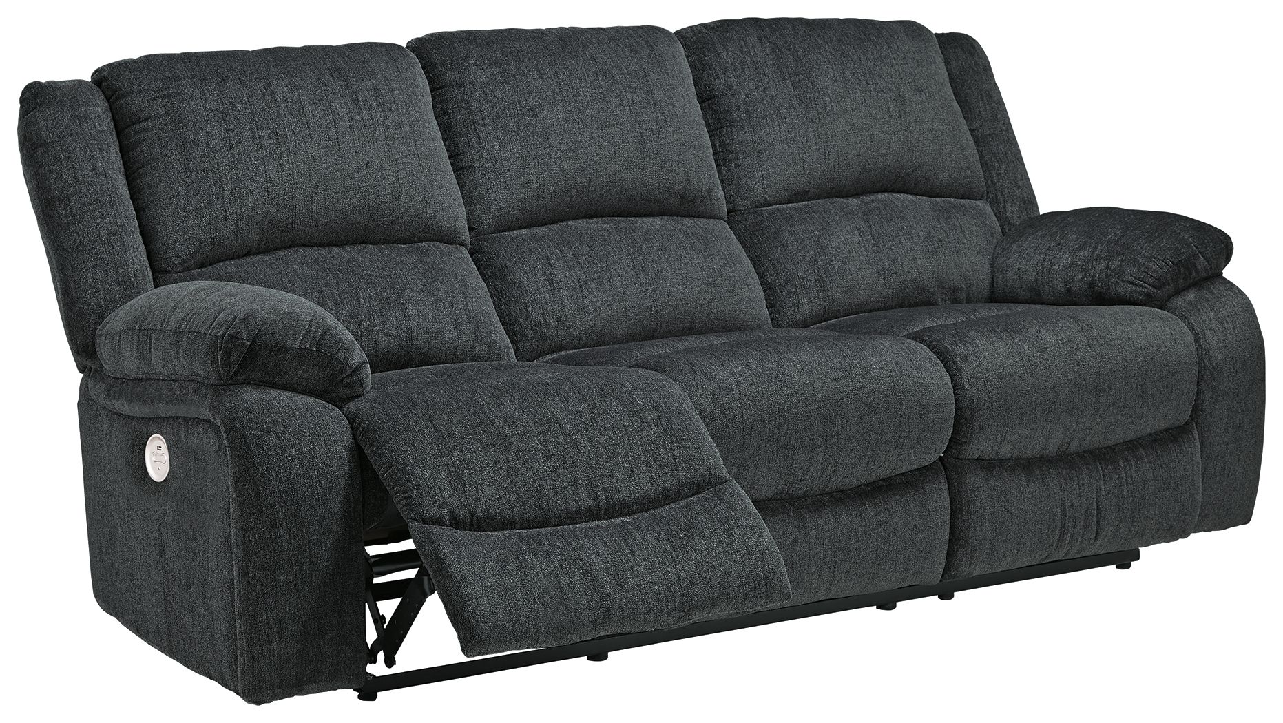 Ashley Furniture Draycoll - Reclining Power Sofa - Slate - Image 5