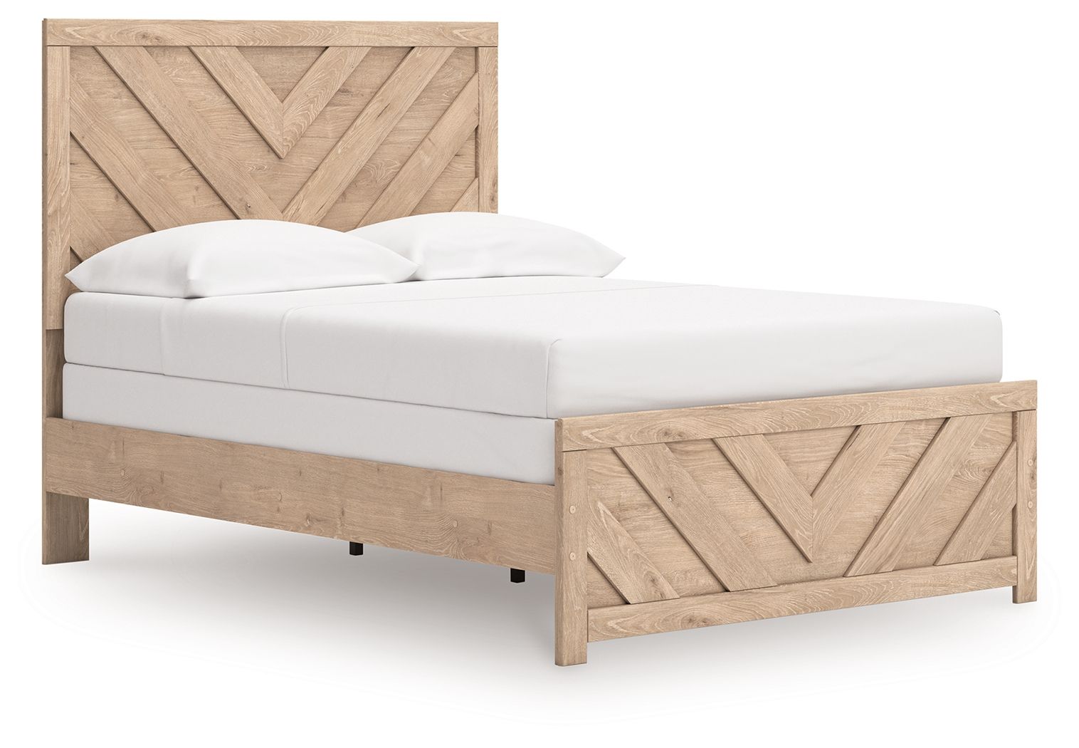 Ashley Sanginlane - Tan - Full Panel Bed