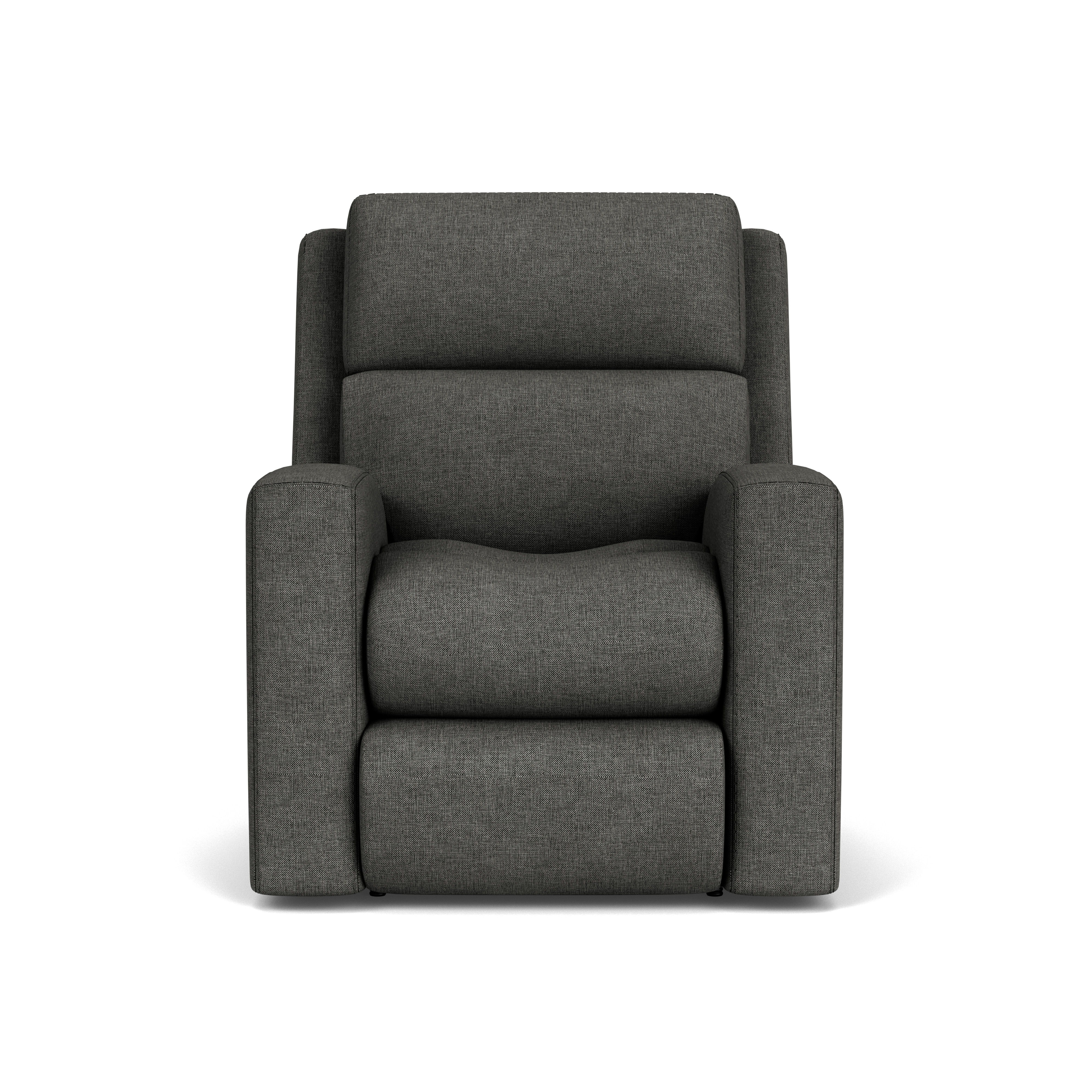Score - Transitional Fabric Power Recliner With Power Headrest & Lumbar, light brown, view 3