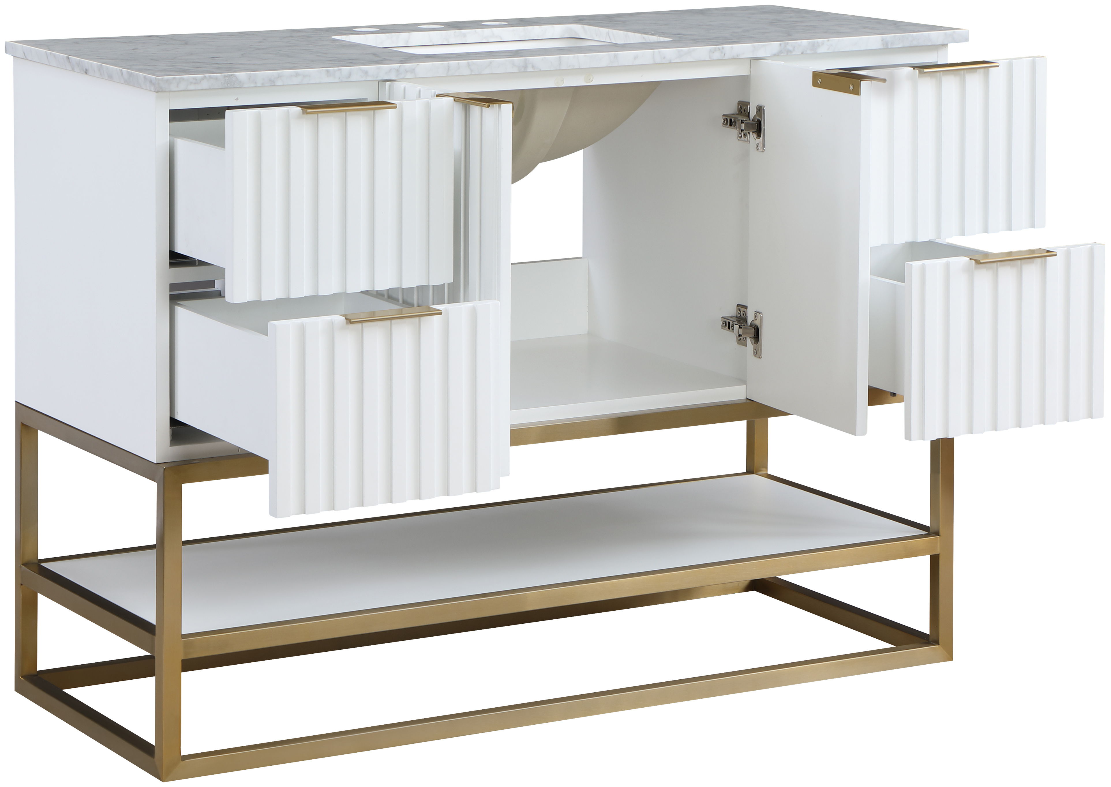 Monad - 48" Bathroom Vanity - White