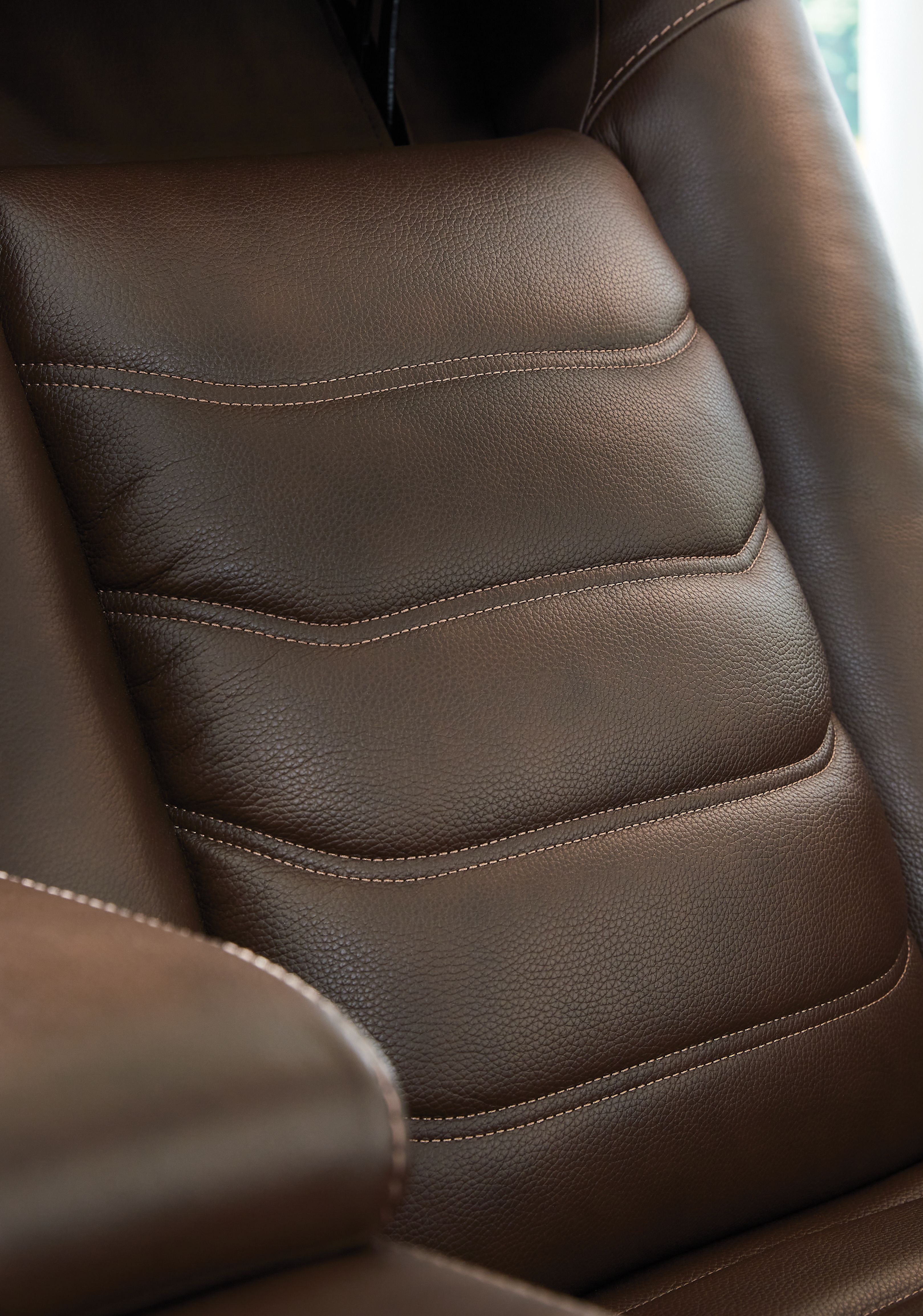 Ashley Furniture High Impact - Power Recliner / Adj Headrest - Tobacco - Image 11