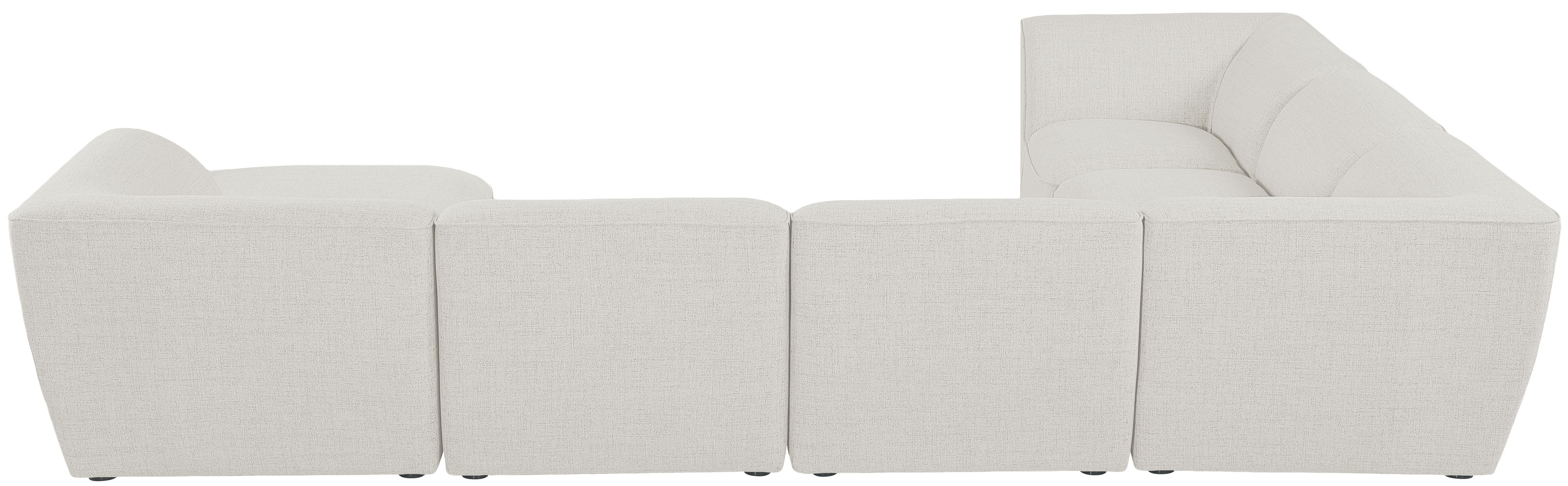 Miramar - 7 Piece Modular Sectional - Cream