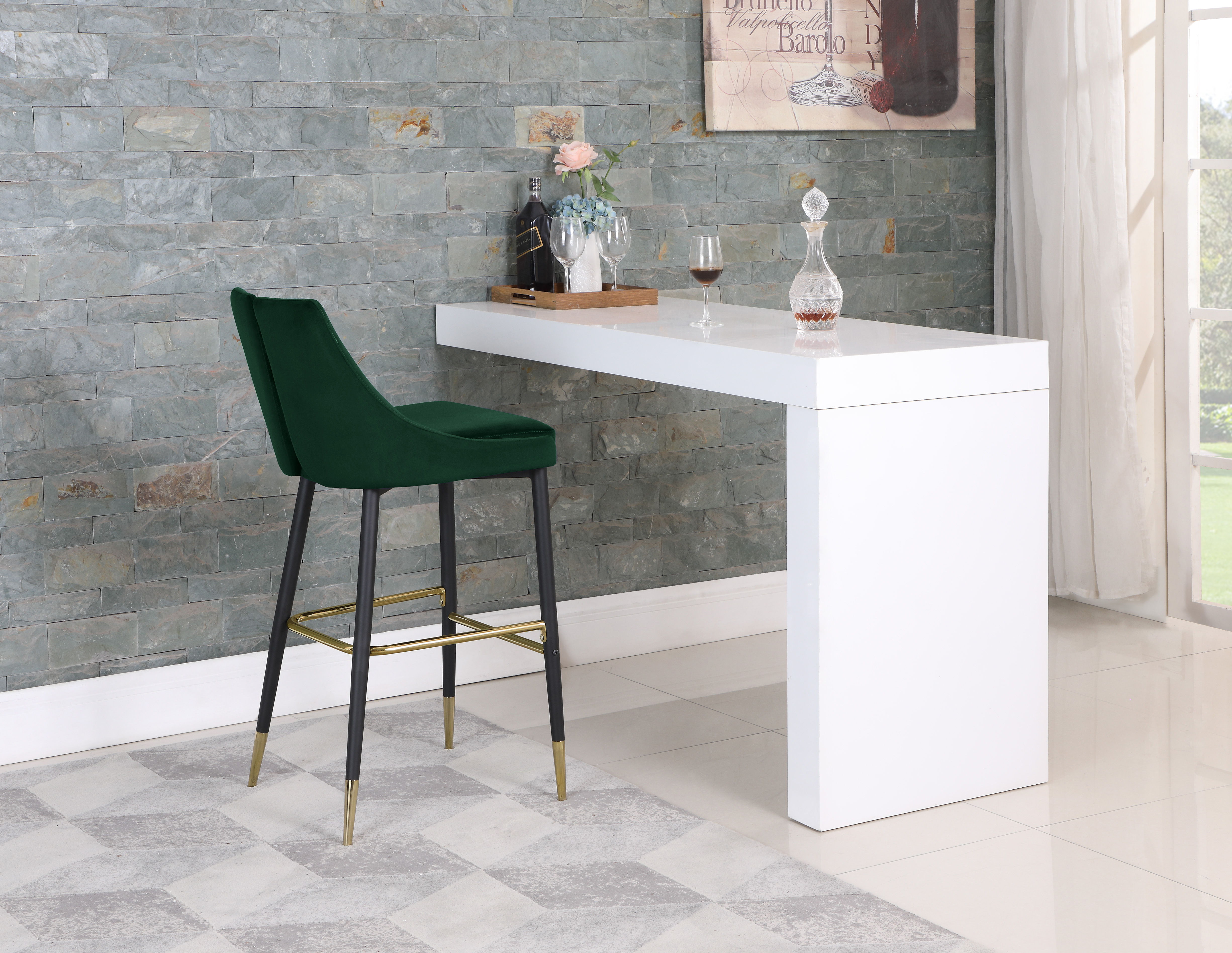 Sleek - Stool (Set of 2) - Green