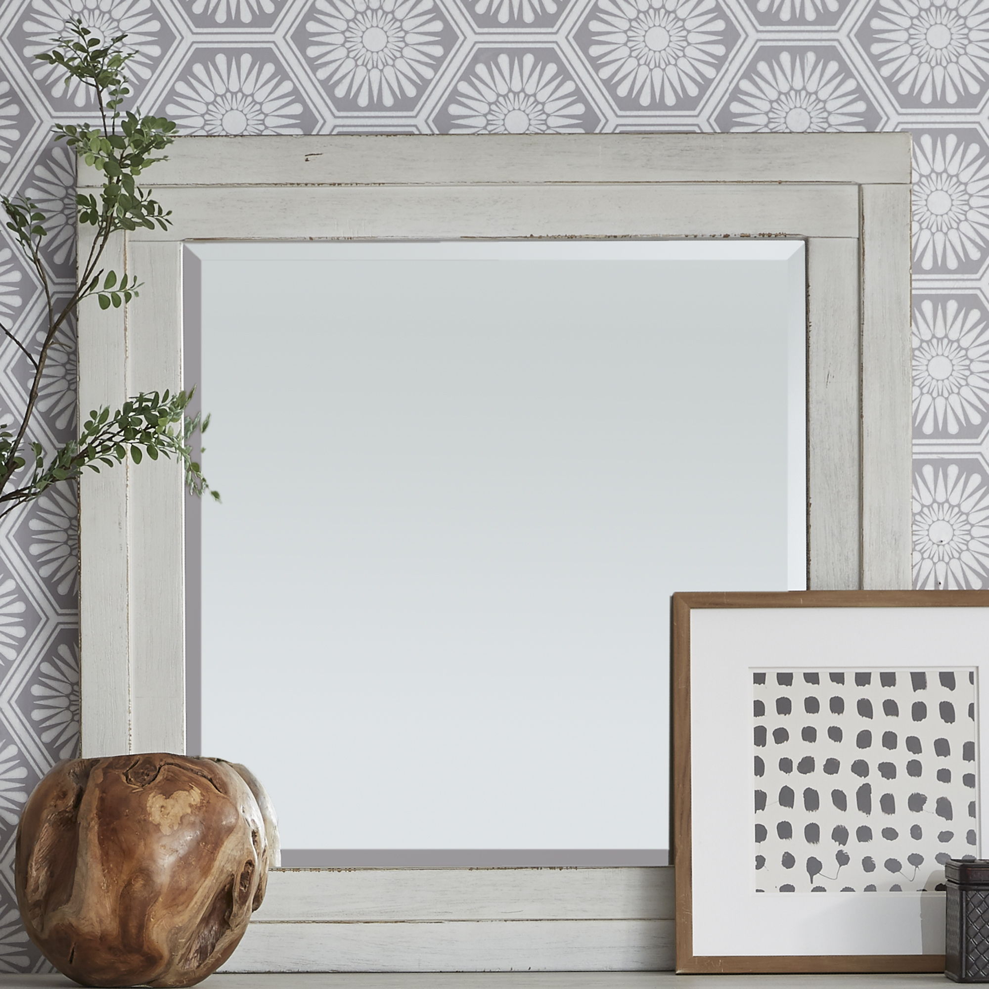 Liberty Furniture Modern Farmhouse - Mirror - White
