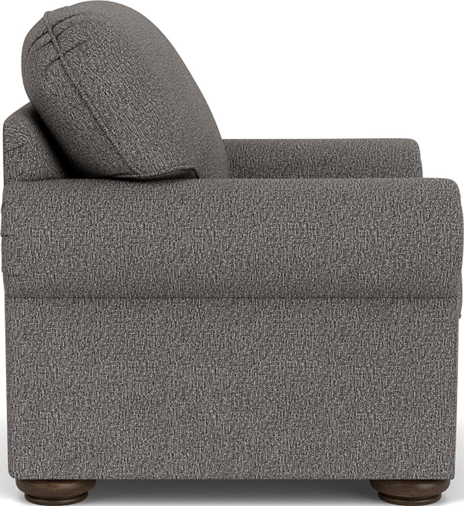 Preston - Fabric Chair, dark gray, view 3