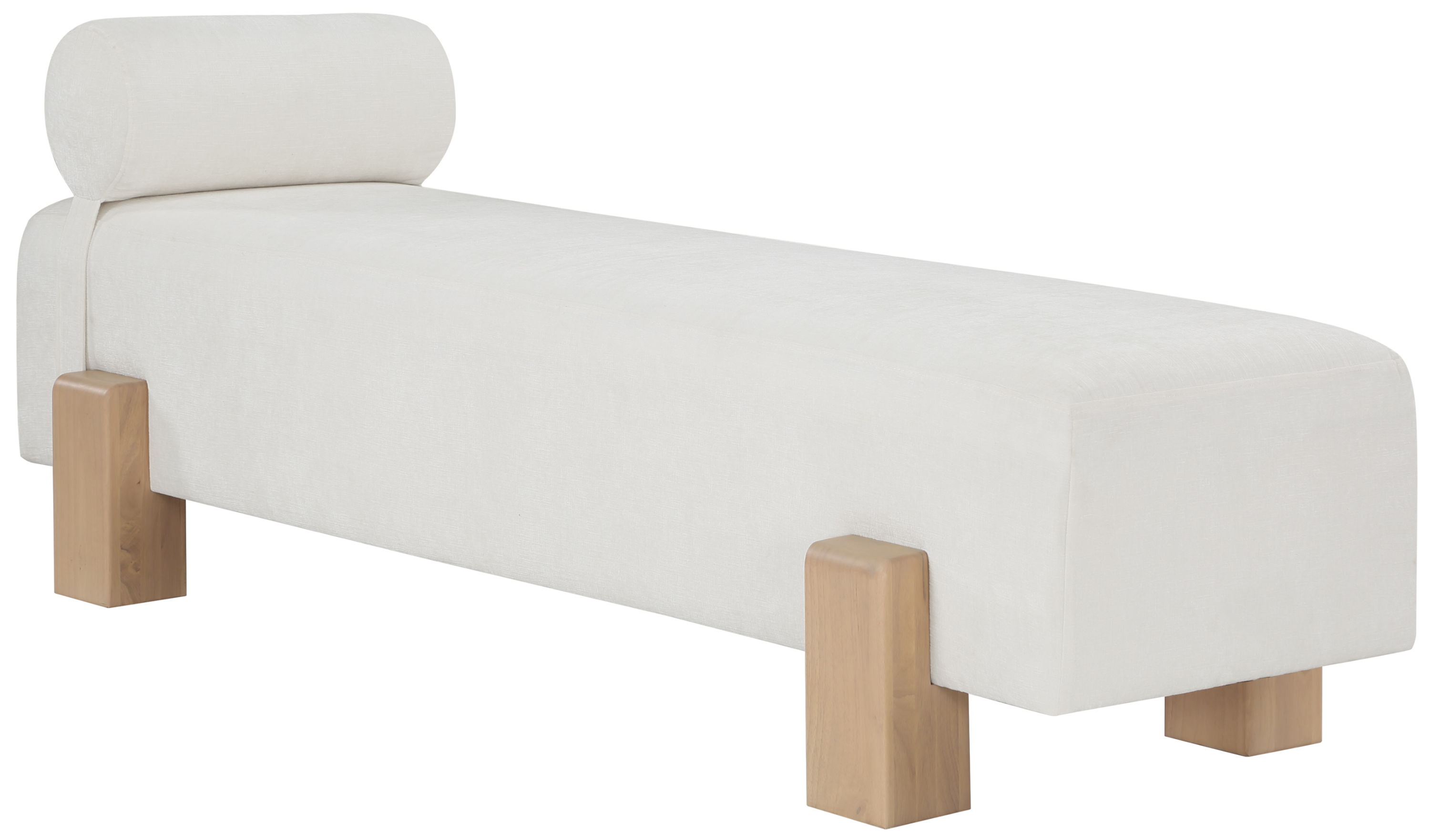 Edison - Fabric Bench - Cream