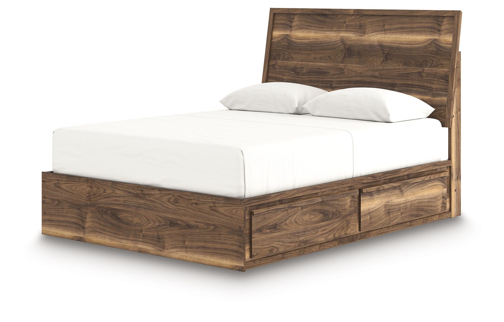 Ashley Furniture Chirason - Queen Panel Bed With Storage - Brown - Image 8