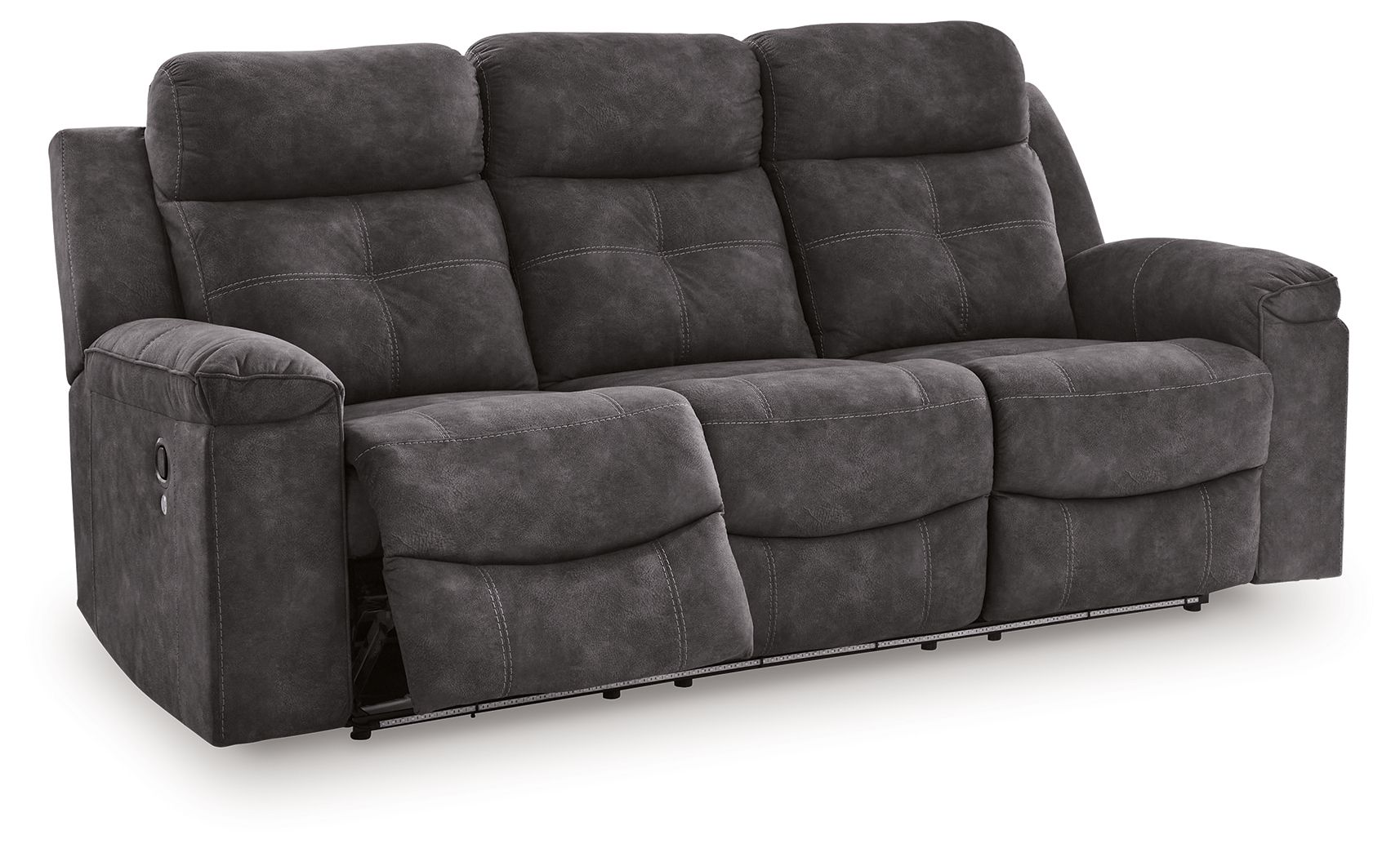 Brysonview - 2 Pc. - Reclining Sofa, Reclining Loveseat With Console - Charcoal