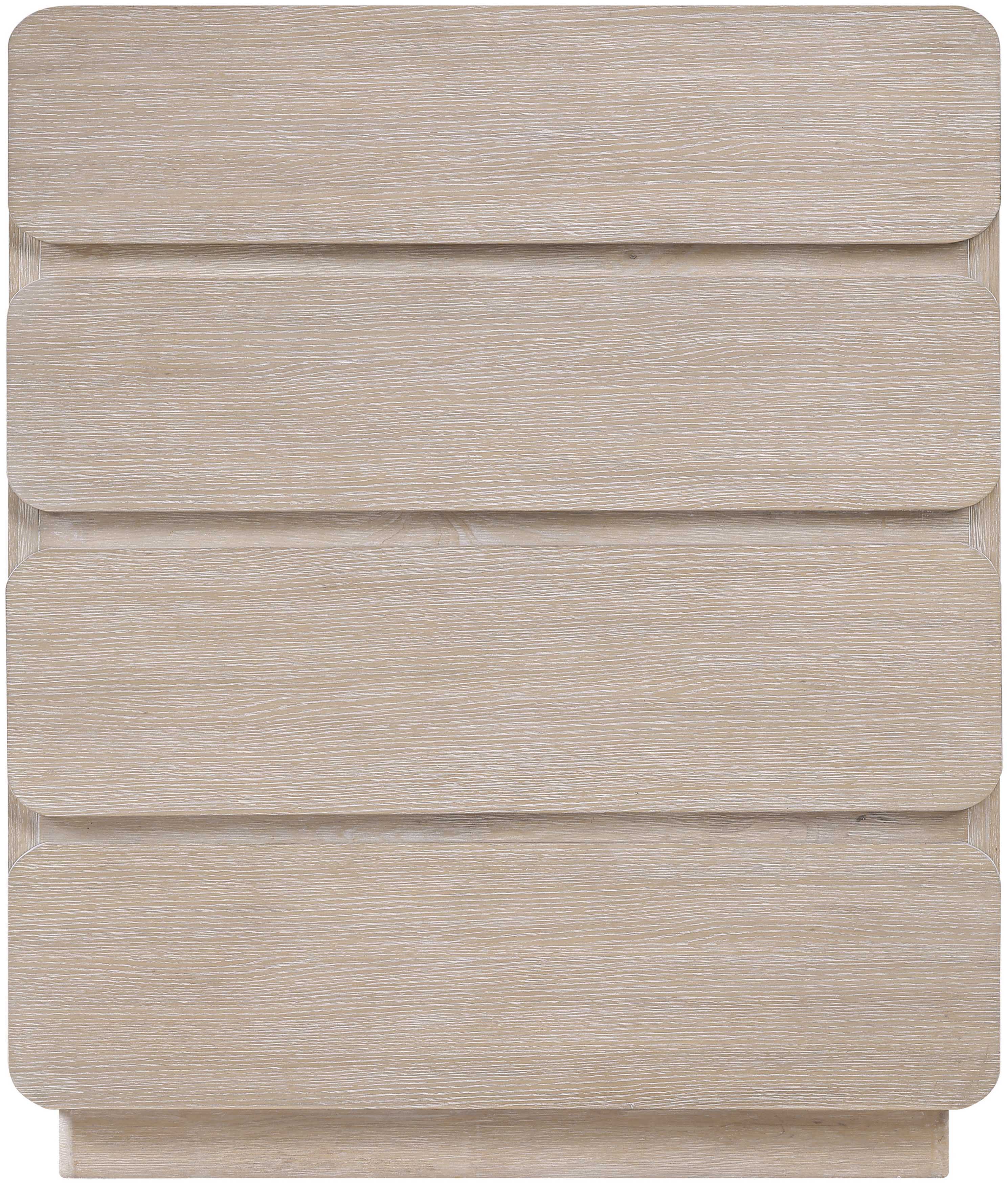 Adagio - Solid Wood And Oak Veneer Chest - Natural