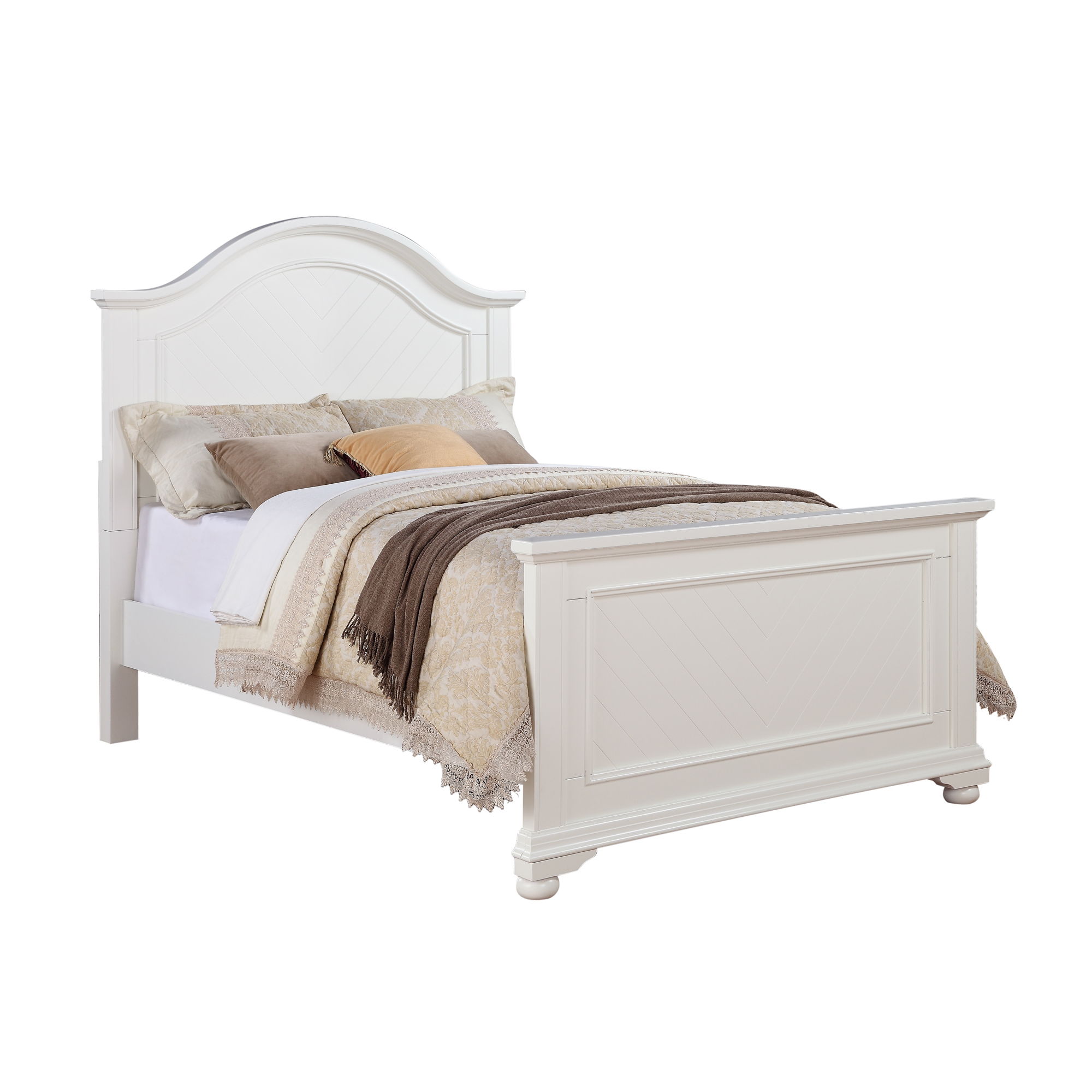 Brookpine Full Bed Rails White New Lots Furniture Online Store