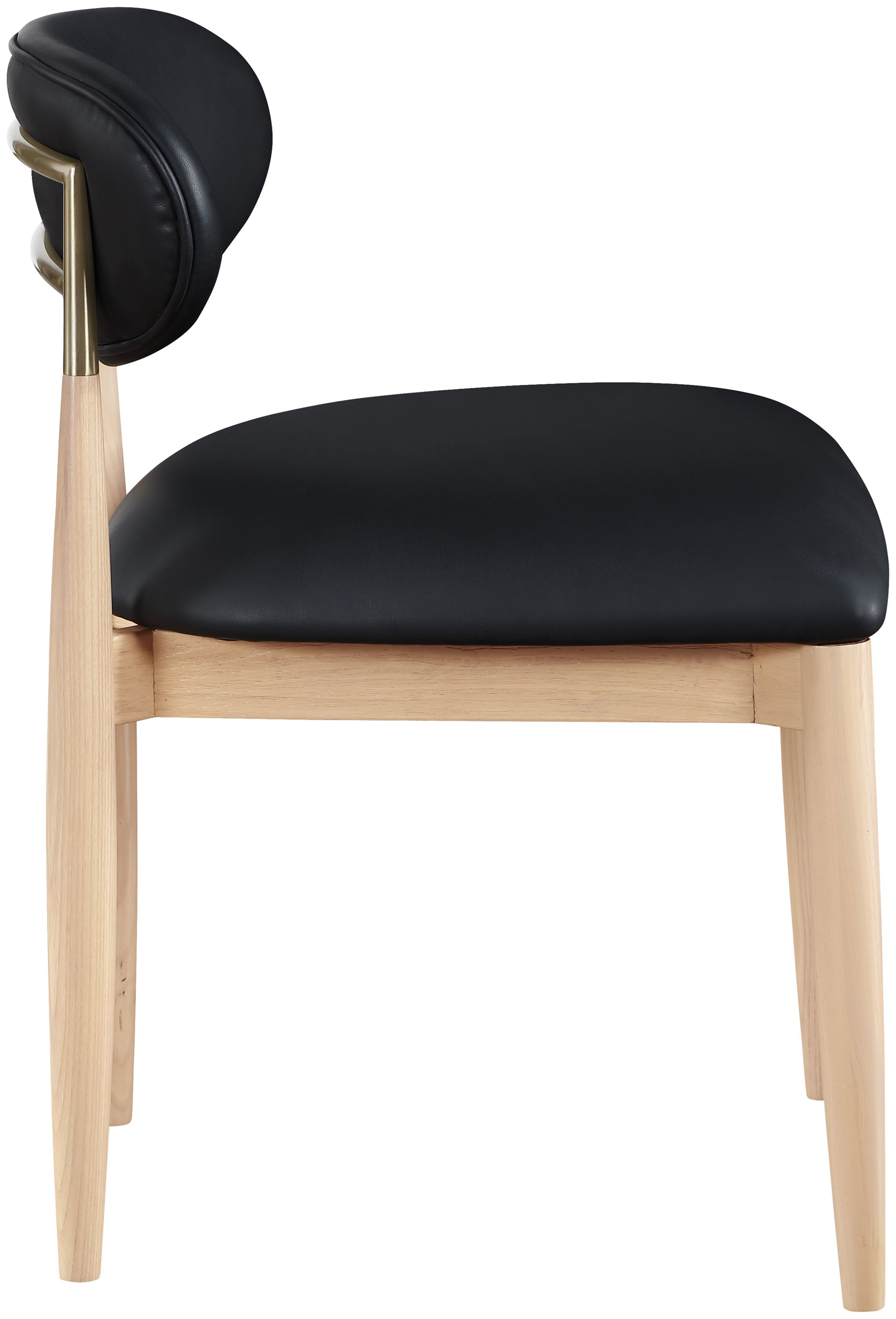 Riccio - Dining Side Chair (Set of 2) - Black