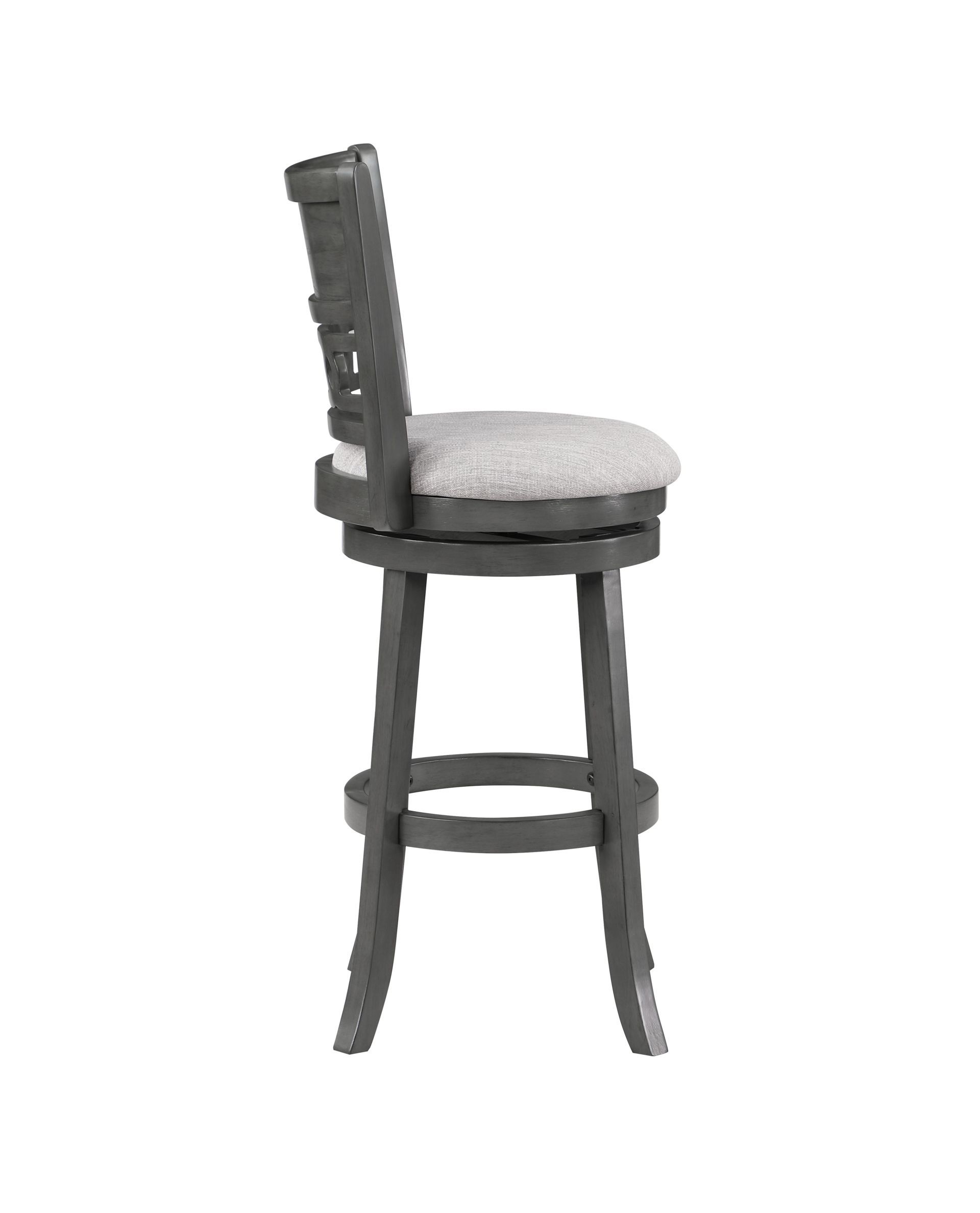 Gia - Swivel Barstool - Gray