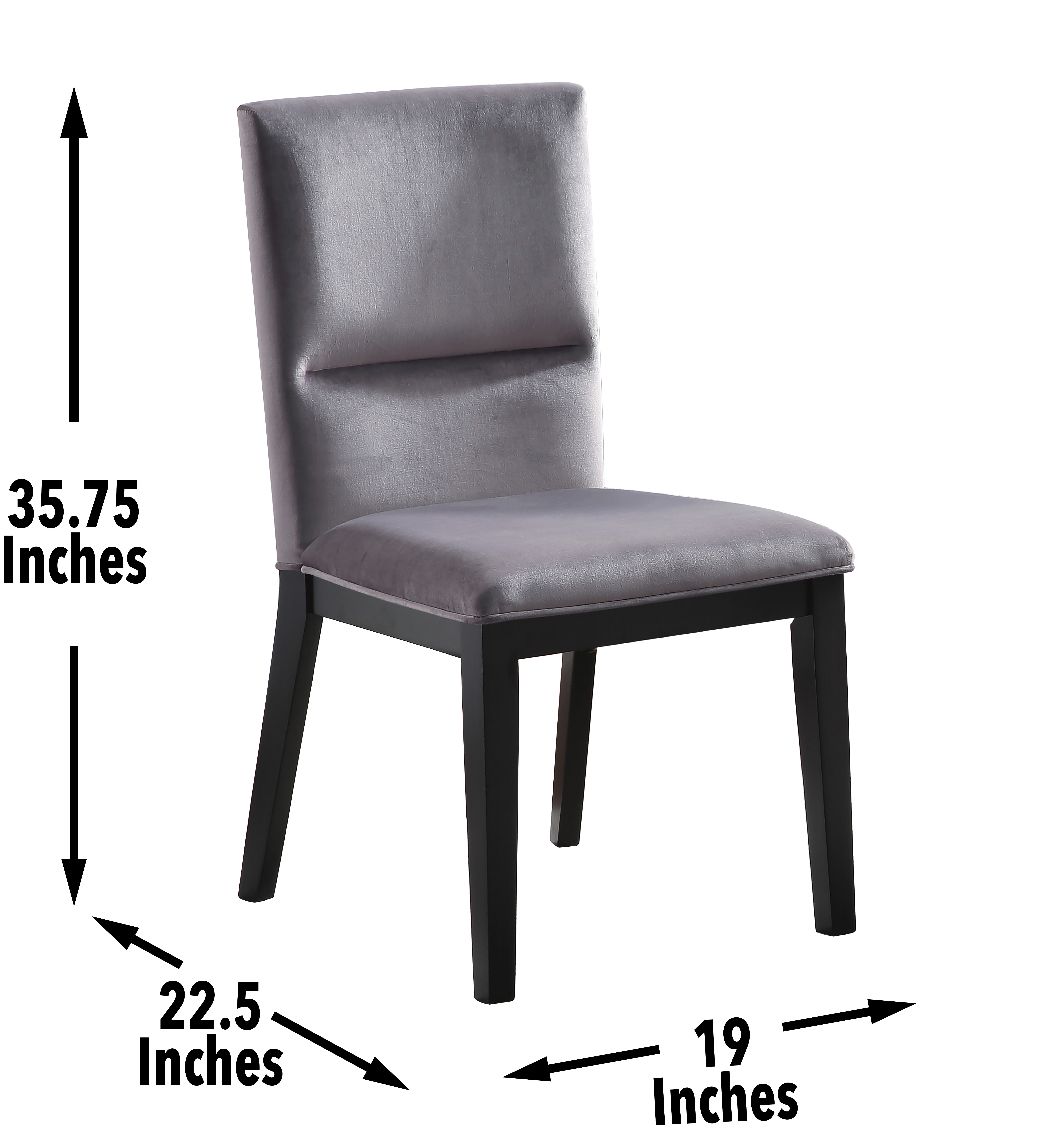 Amalie - Side Chair - Gray