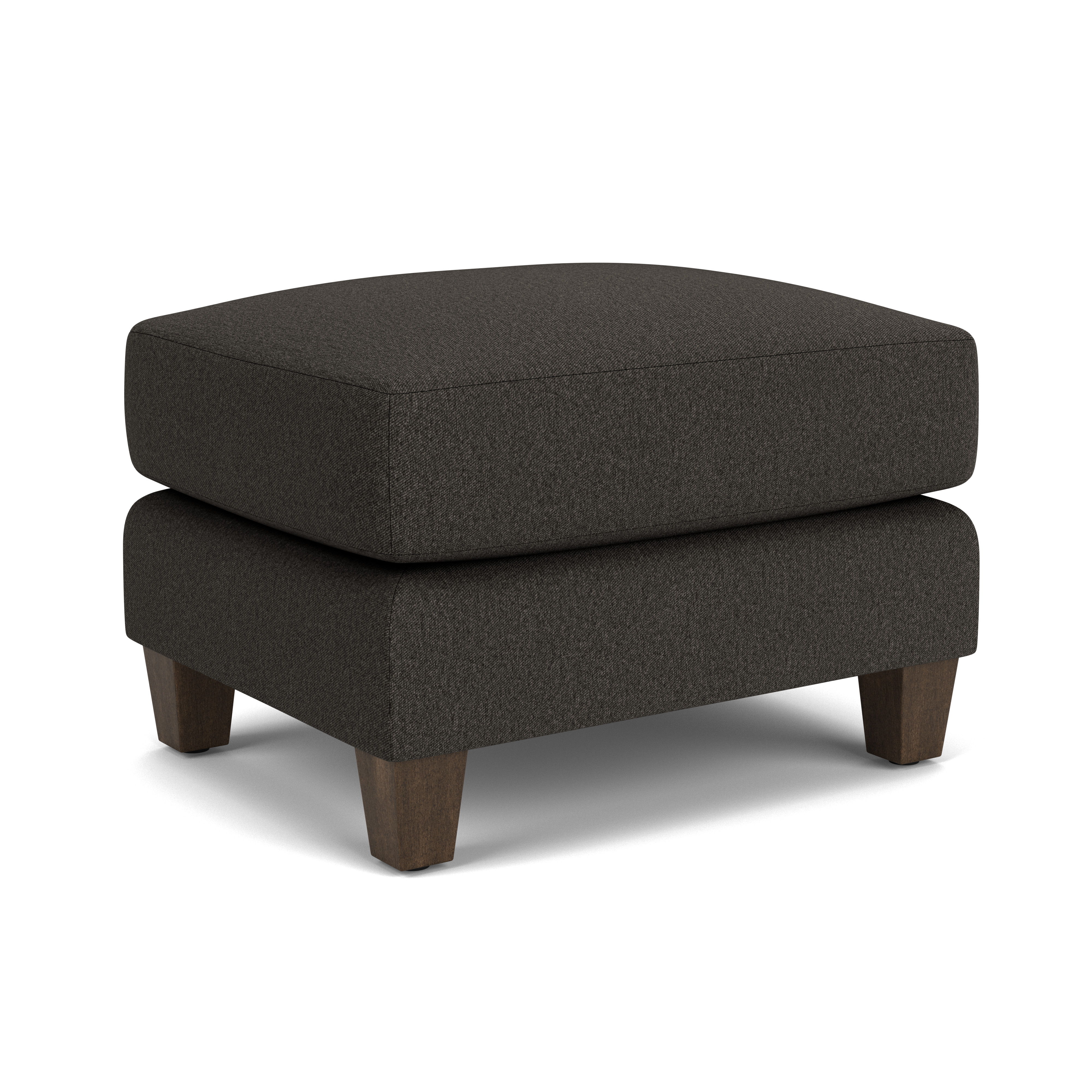 Drew - Fabric Ottoman, beige, view 2