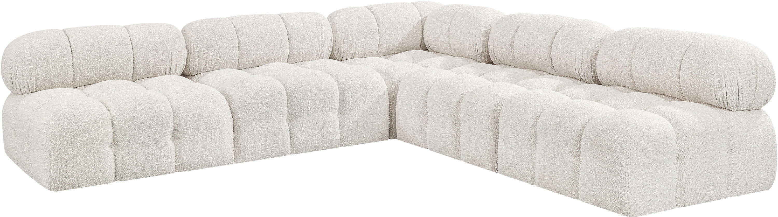5 Pc · Fabric Modular Corner Sectional