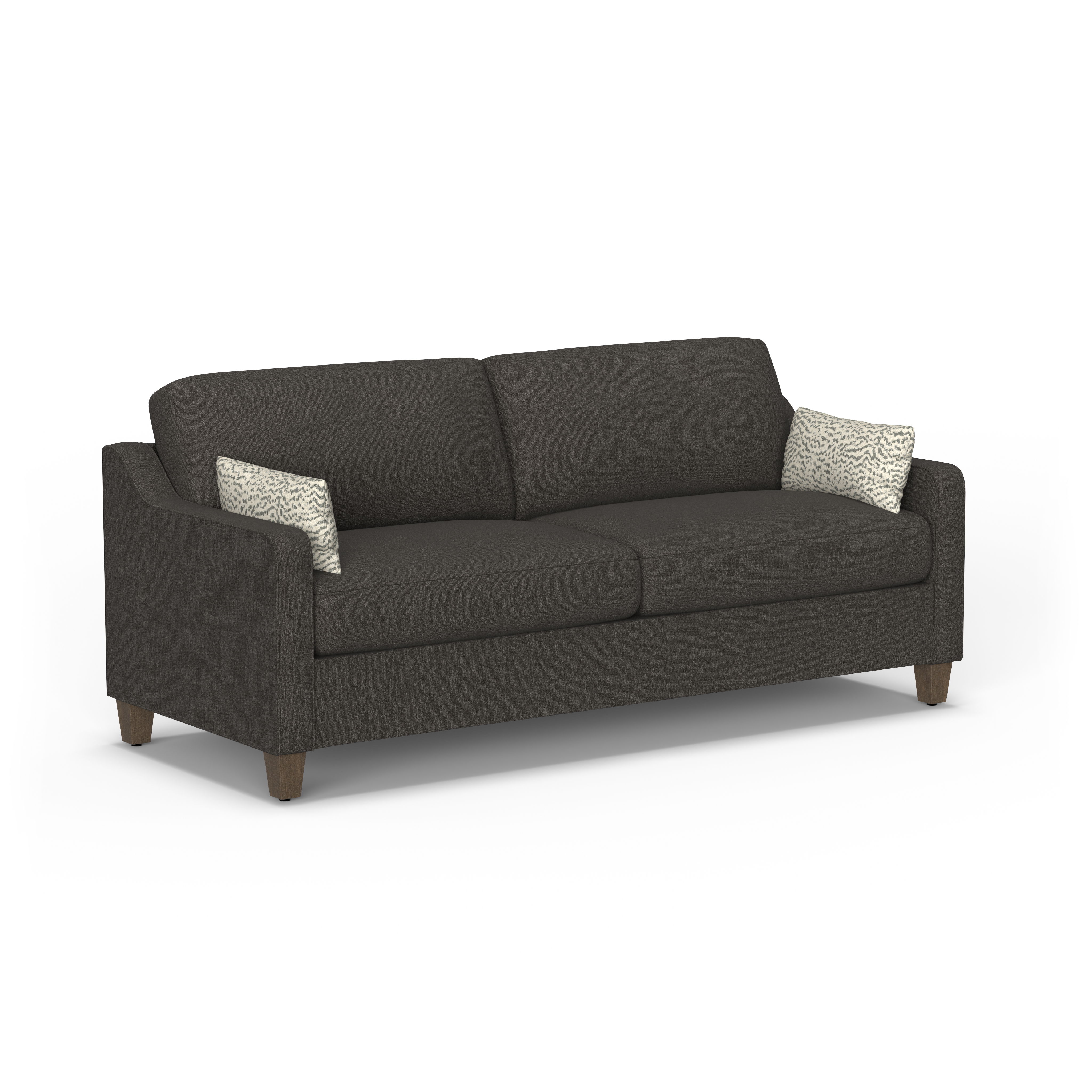 Drew - Fabric Sofa, dark gray