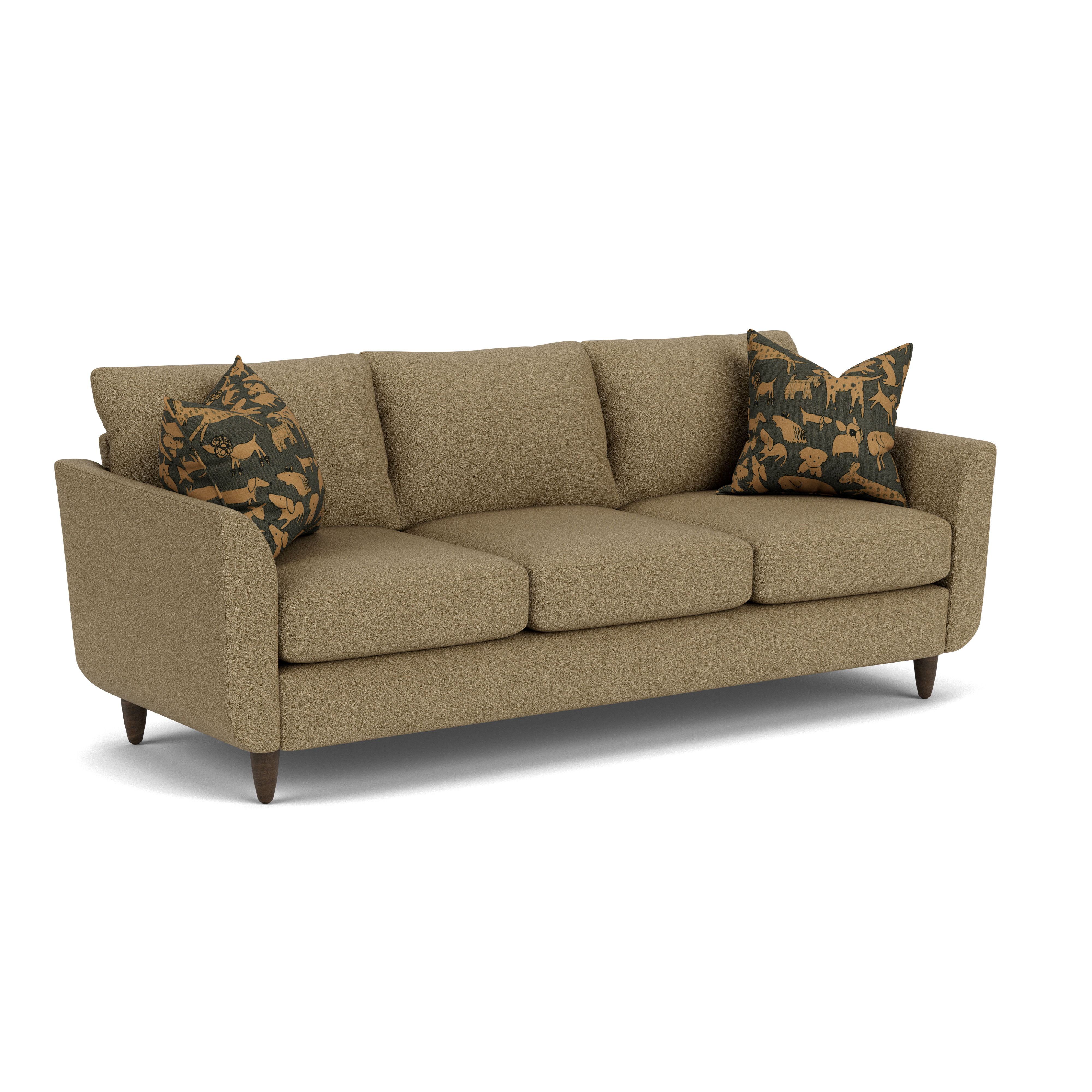 Mia - Fabric Sofa, beige