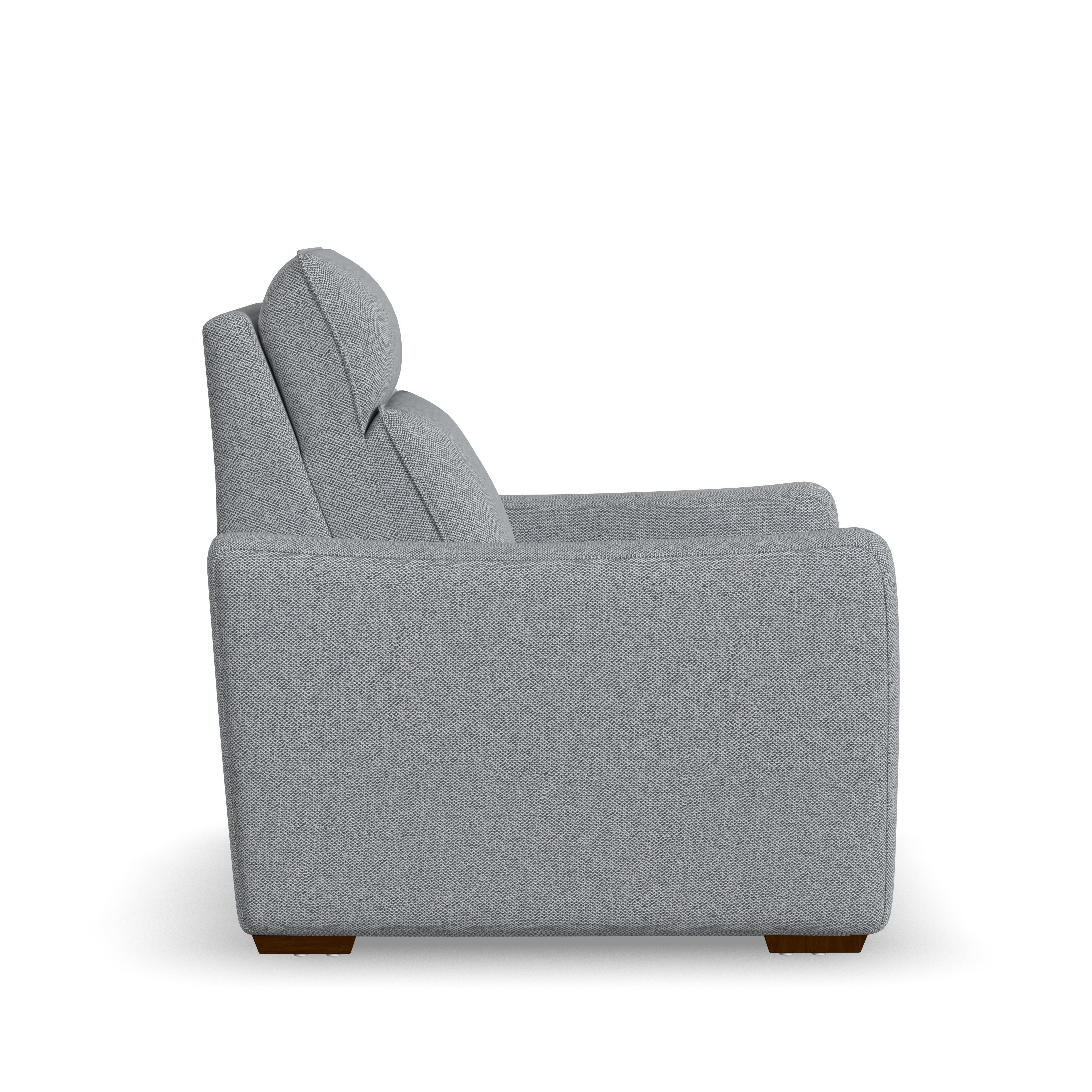 Ava - Power Recliner With Power Headrest & Lumbar, gray, view 4