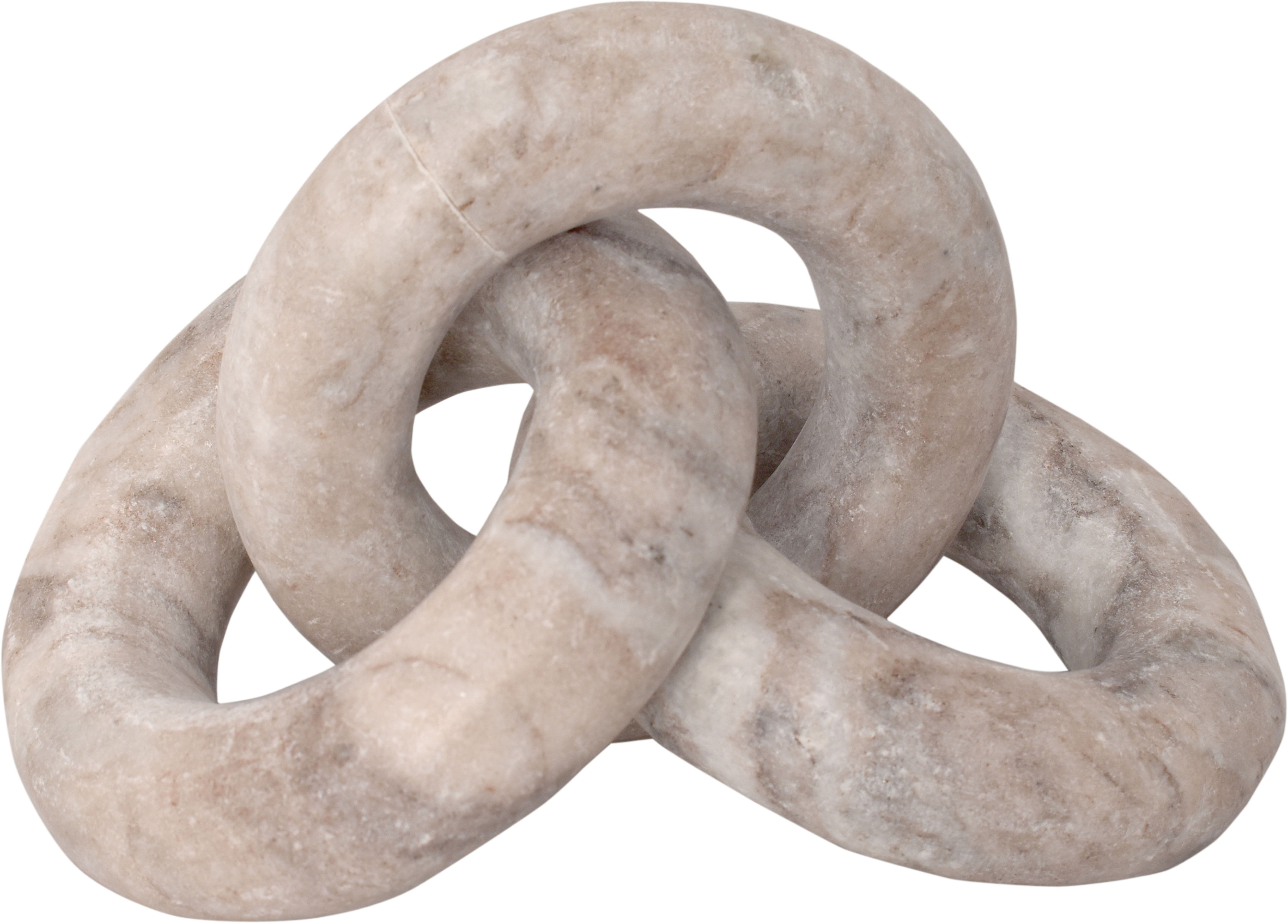 Rings - Marble Decorative Chain Links - Brown