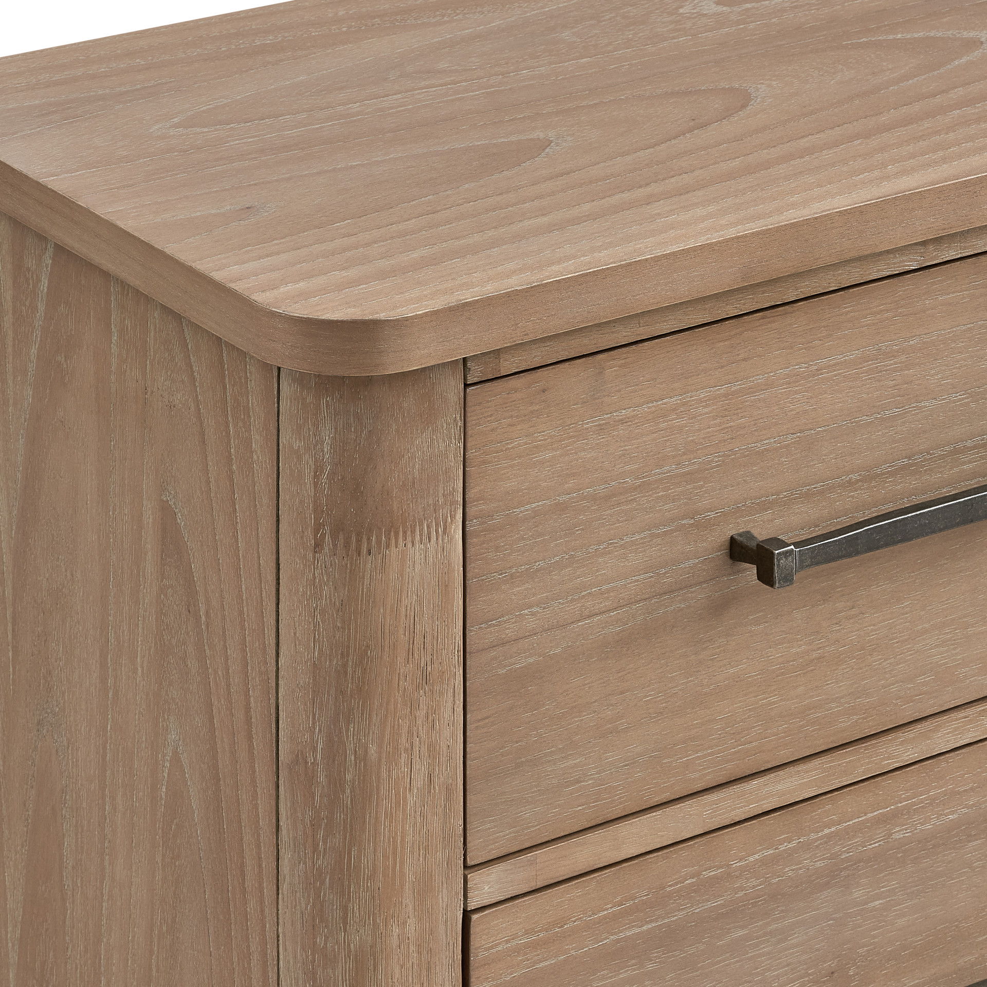 Anika - 2 Drawer Nightstand - Natural / Brown, light brown, view 6