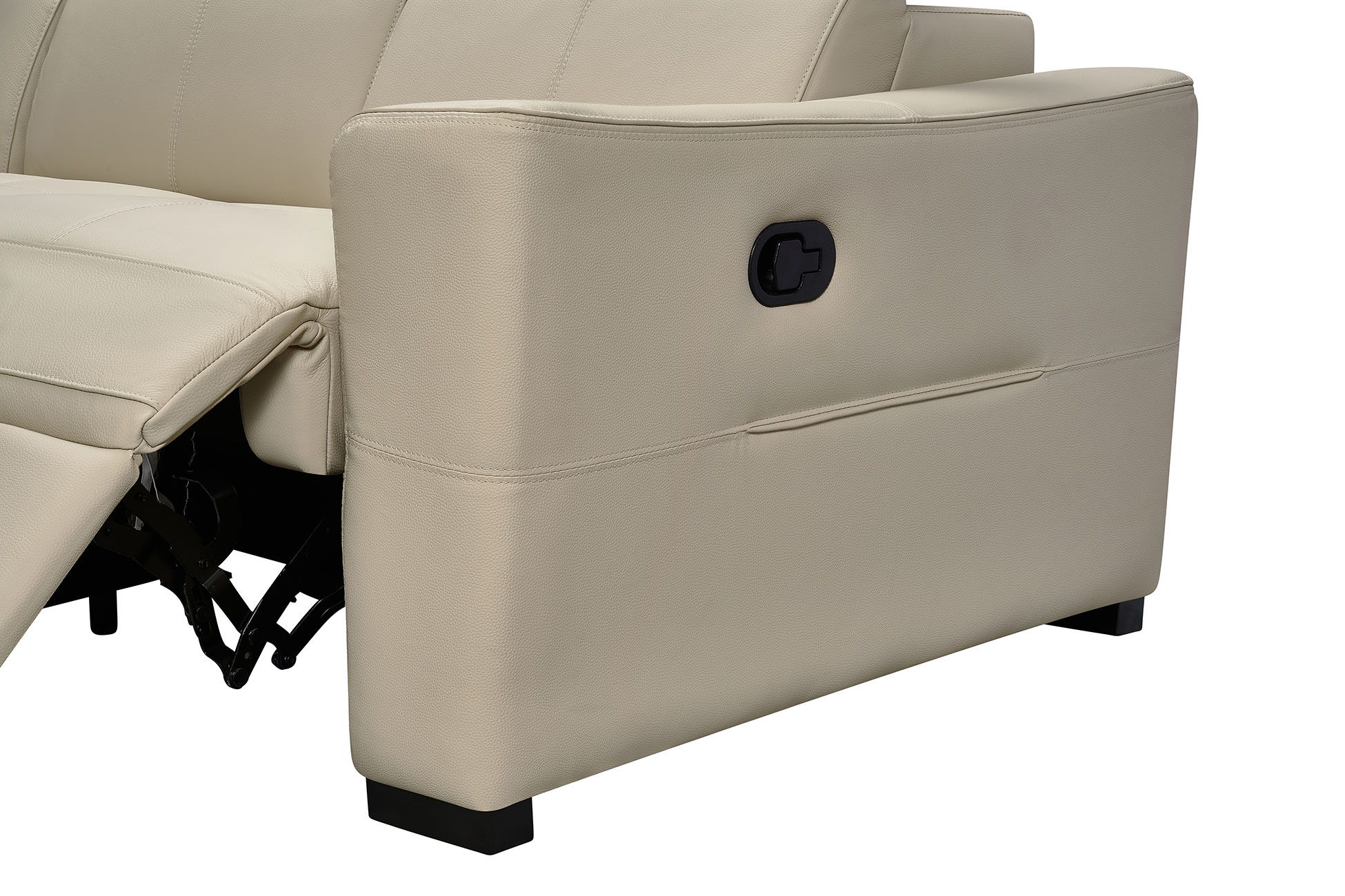 6021 - Armchair With Manual Recliner - Cream