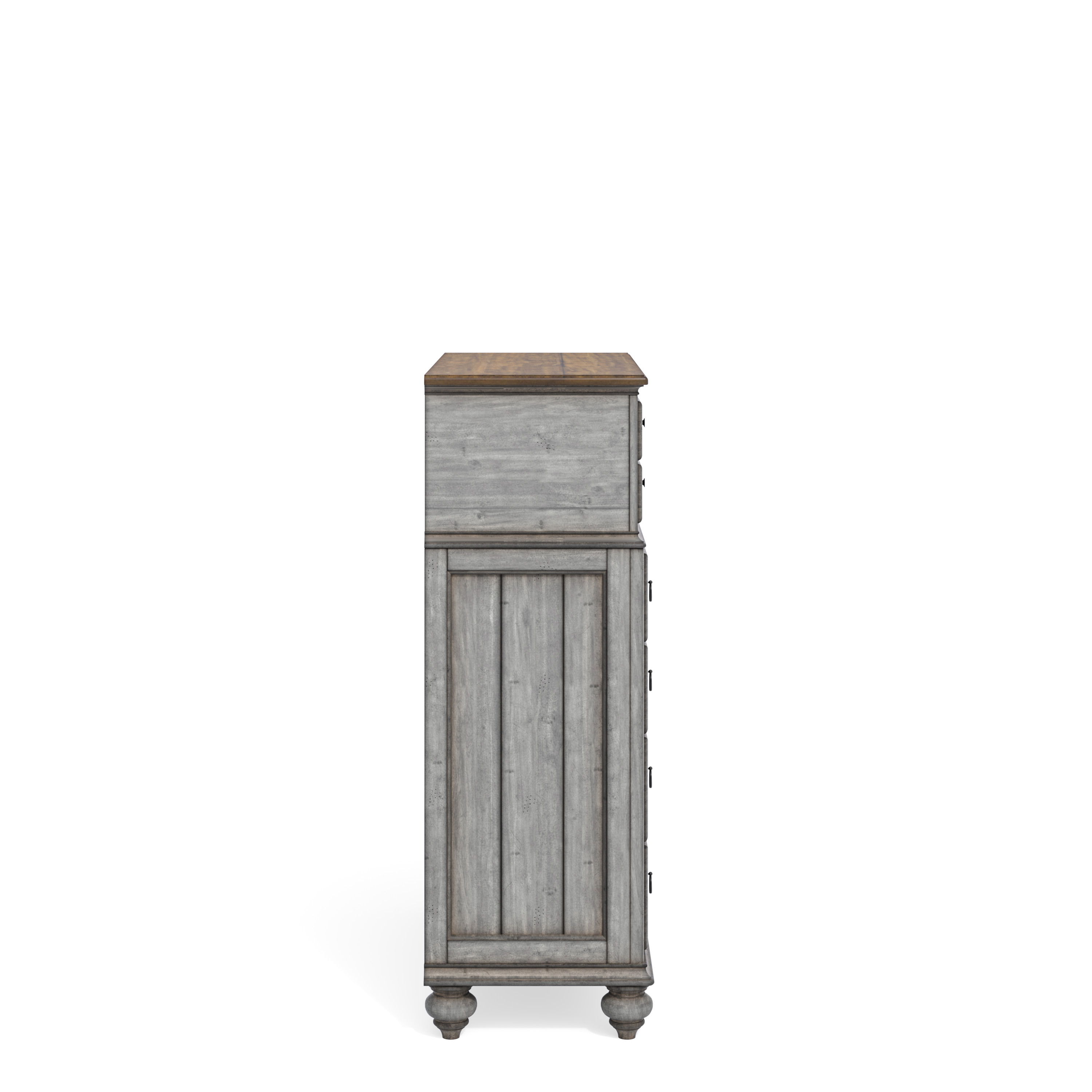 Plymouth - Drawer Chest - Gray, gray, view 3