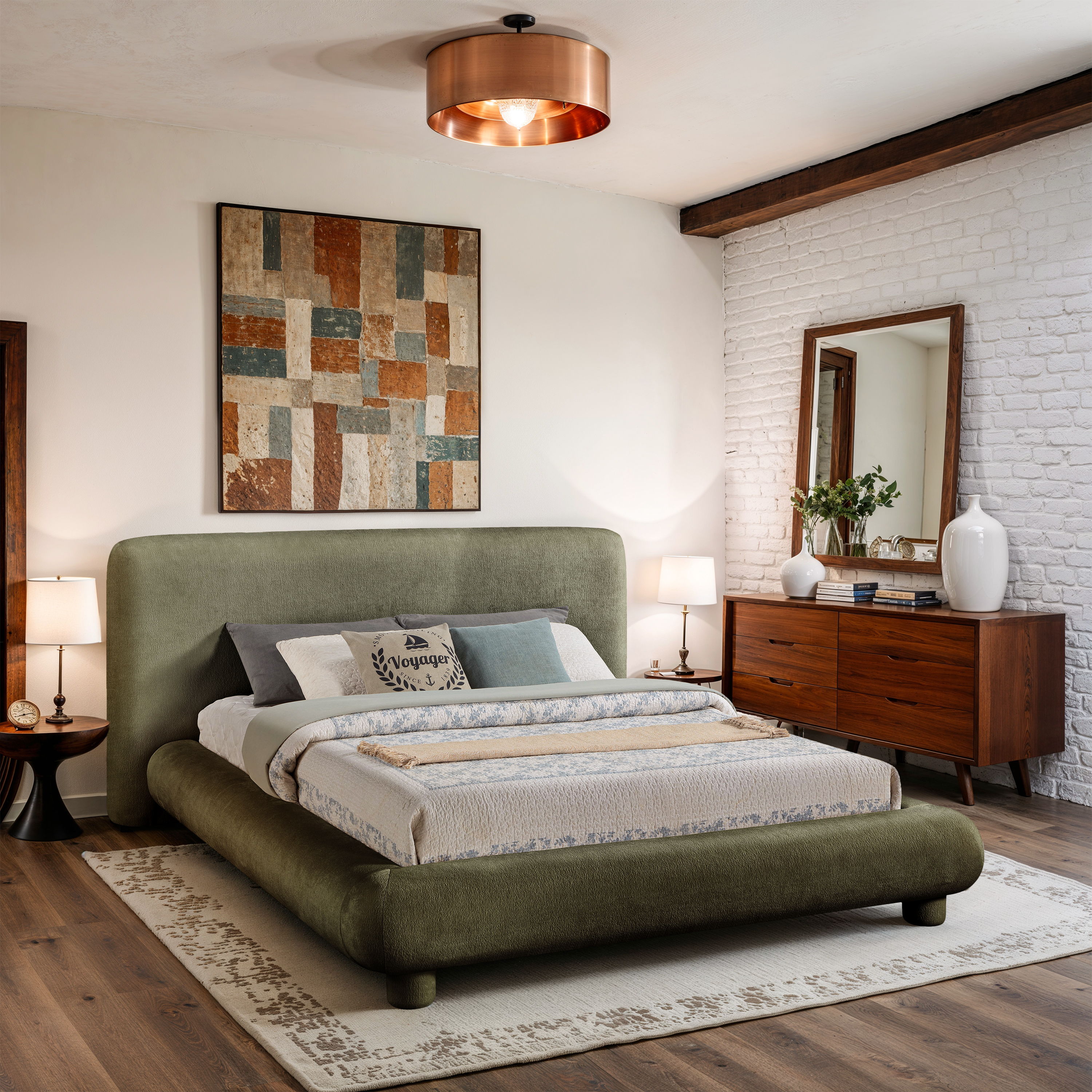 Blair - King Bed - Green