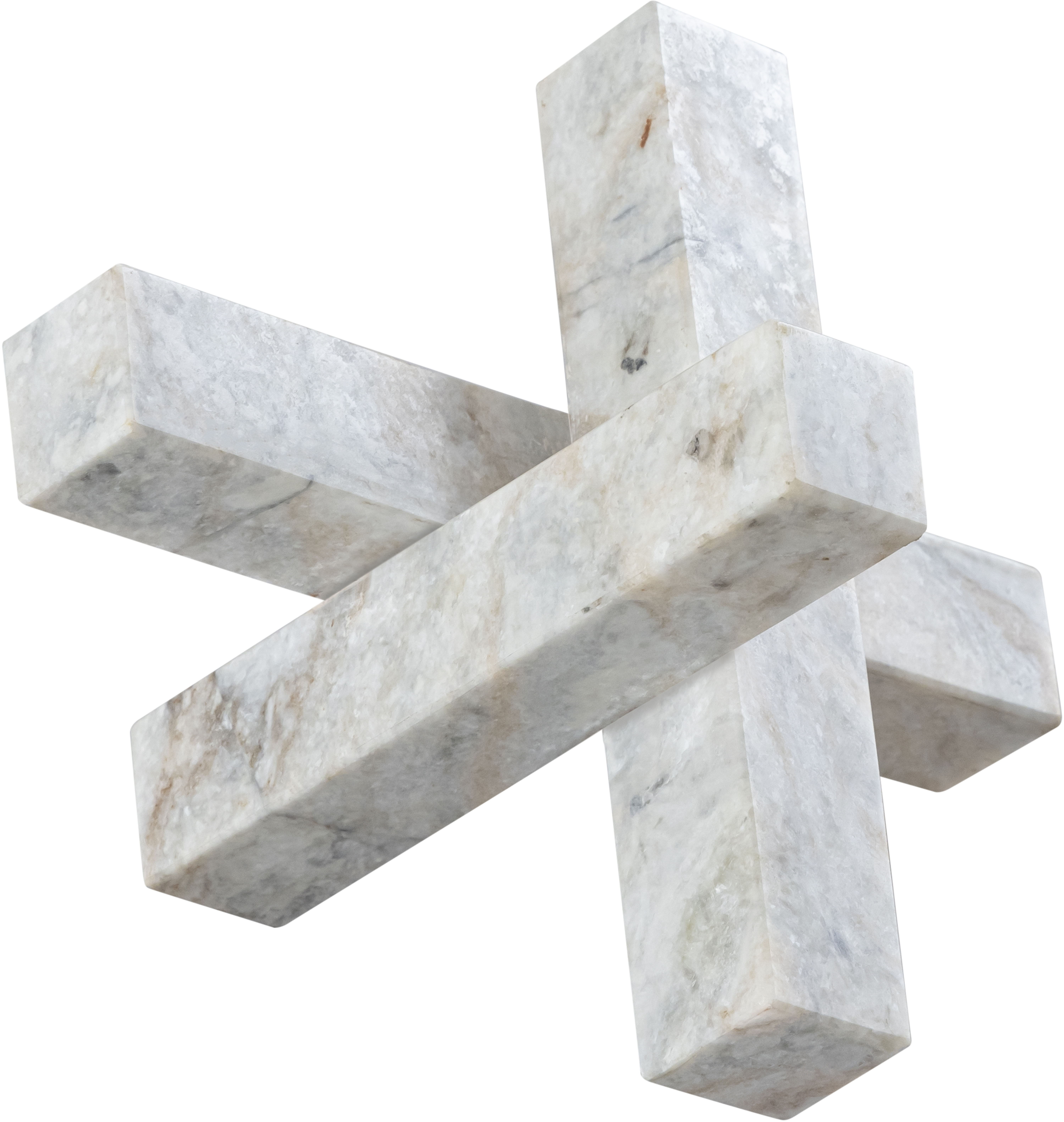 Stix - Marble Decorative Object - Brown