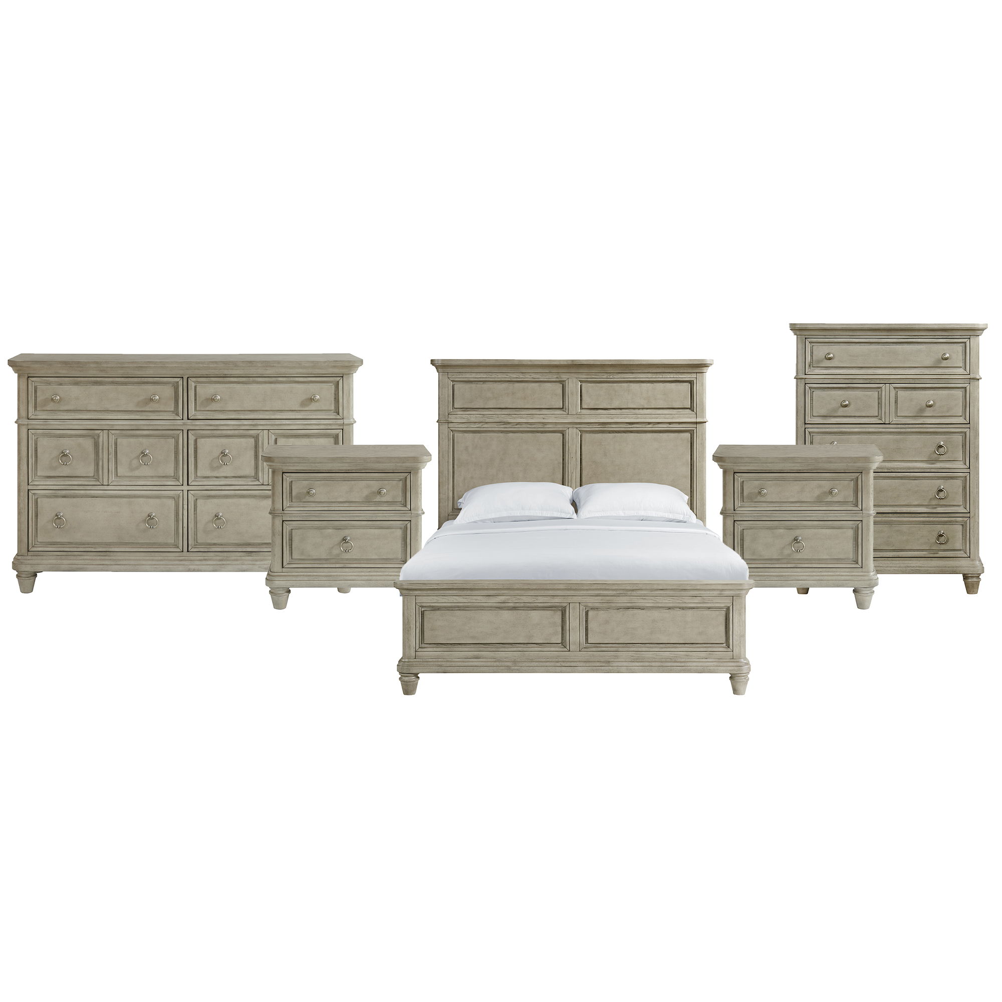 Queen · 5 Pc · Bedroom Set